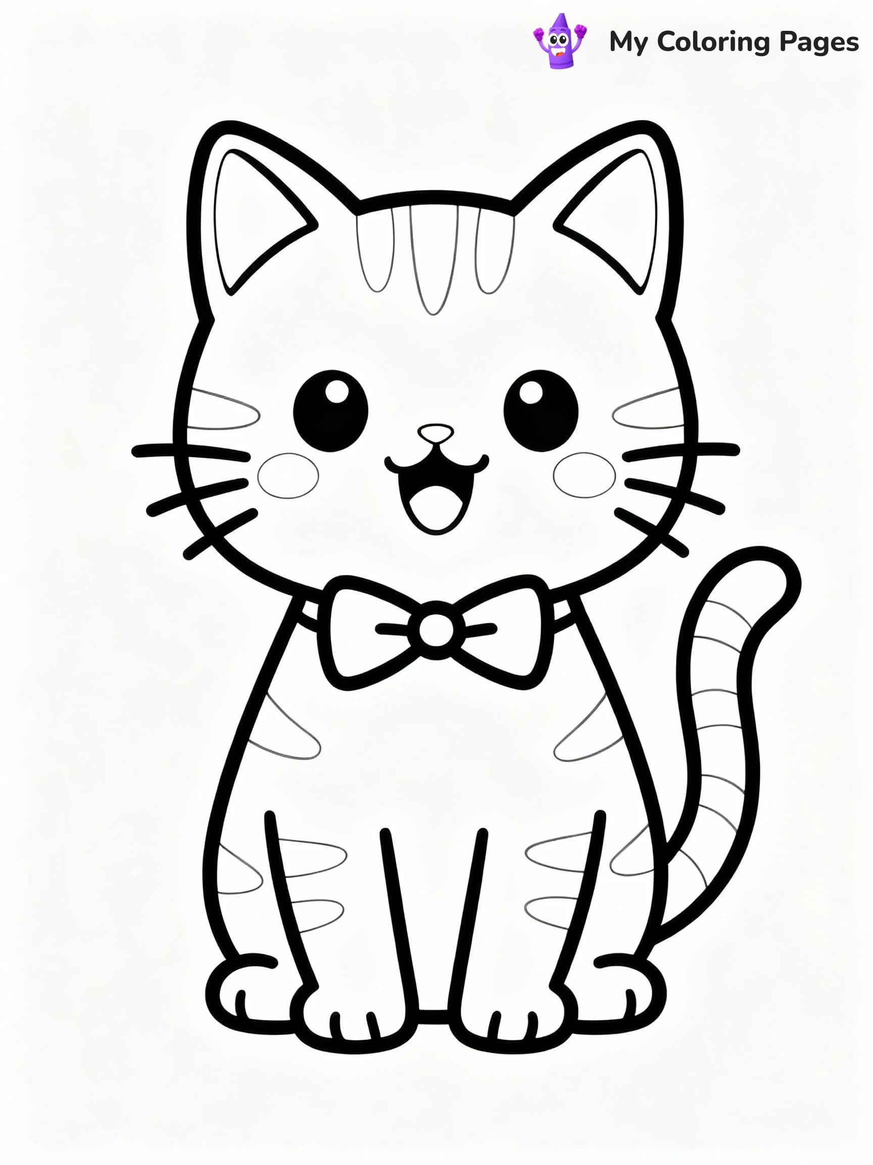 Kitten Coloring Pages - 24