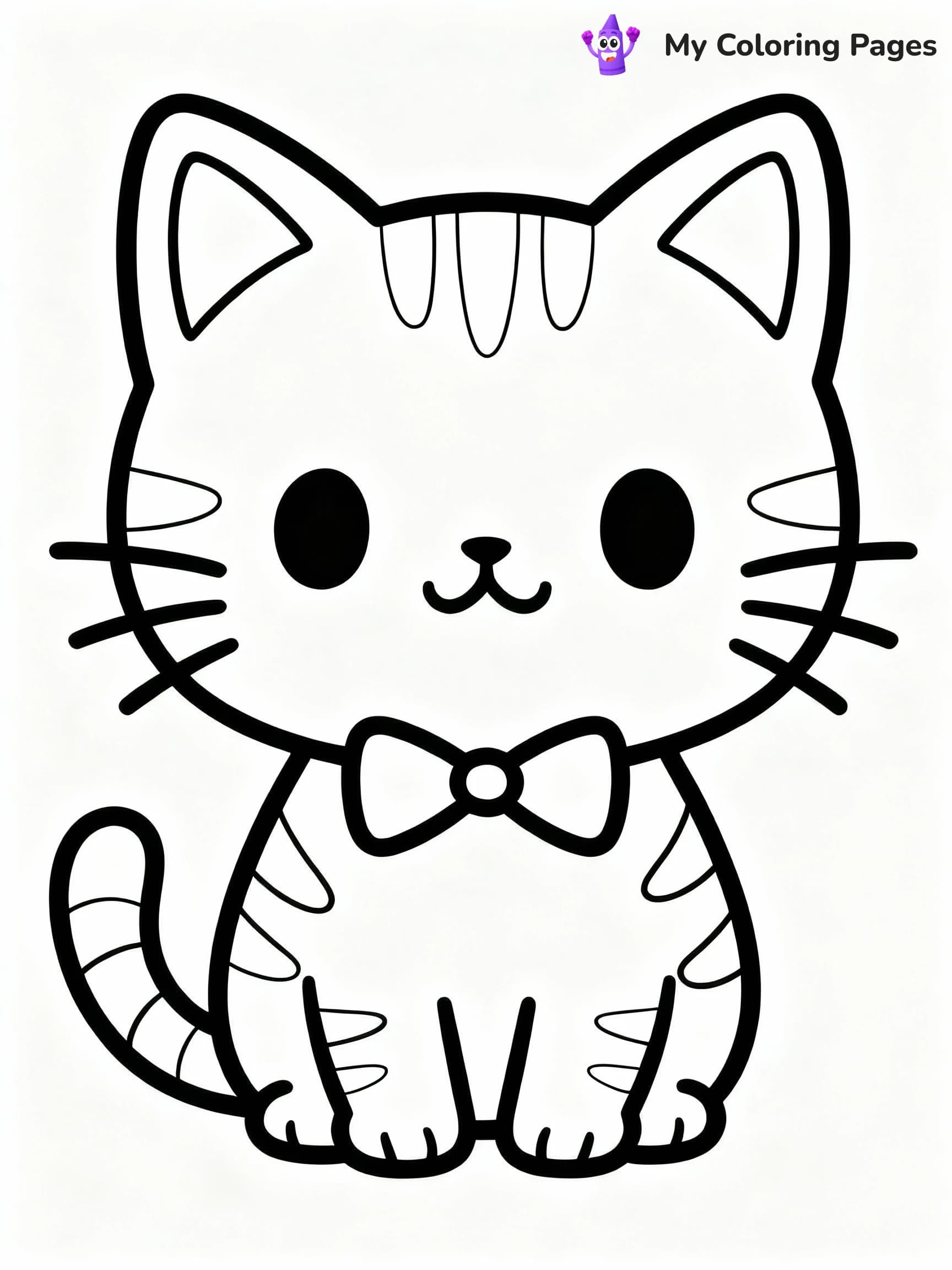 Kitten Coloring Pages - 22
