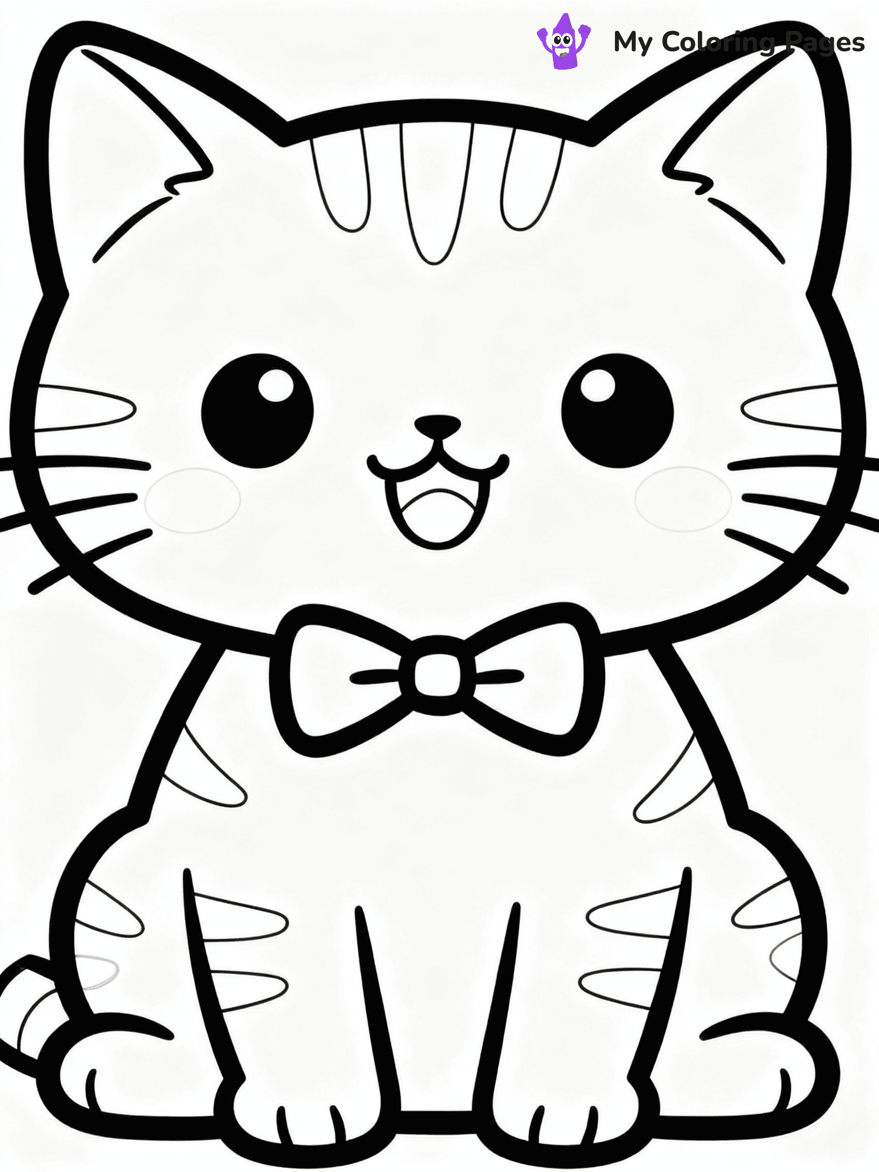 Kitten Coloring Pages - 21