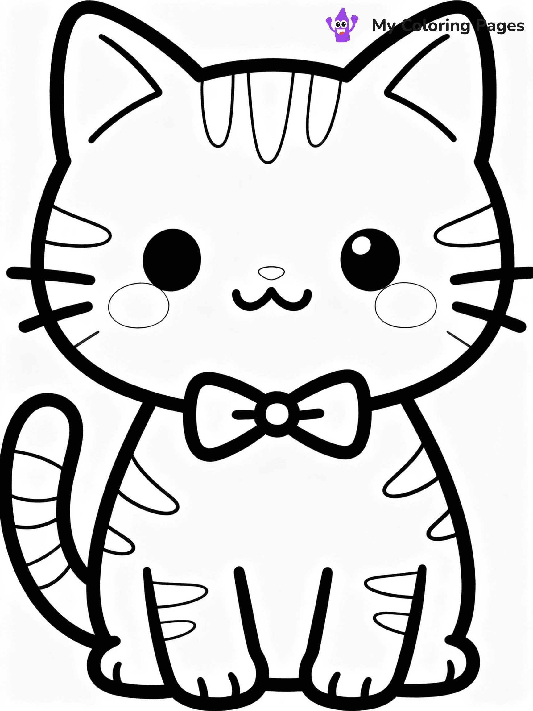 Kitten Coloring Pages - 20