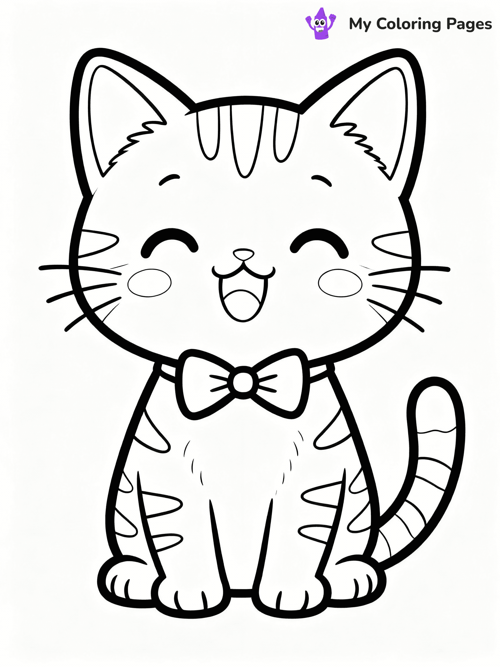 Kitten Coloring Pages - 18