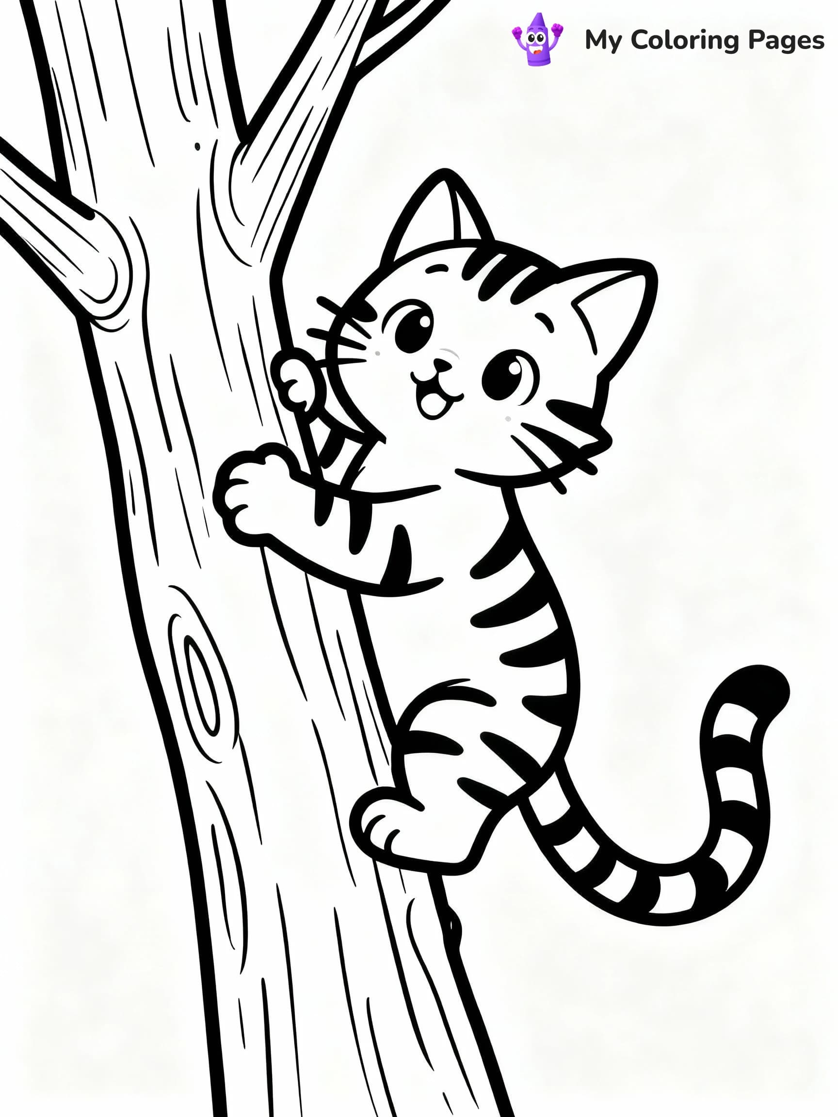 Kitten Coloring Pages - 12