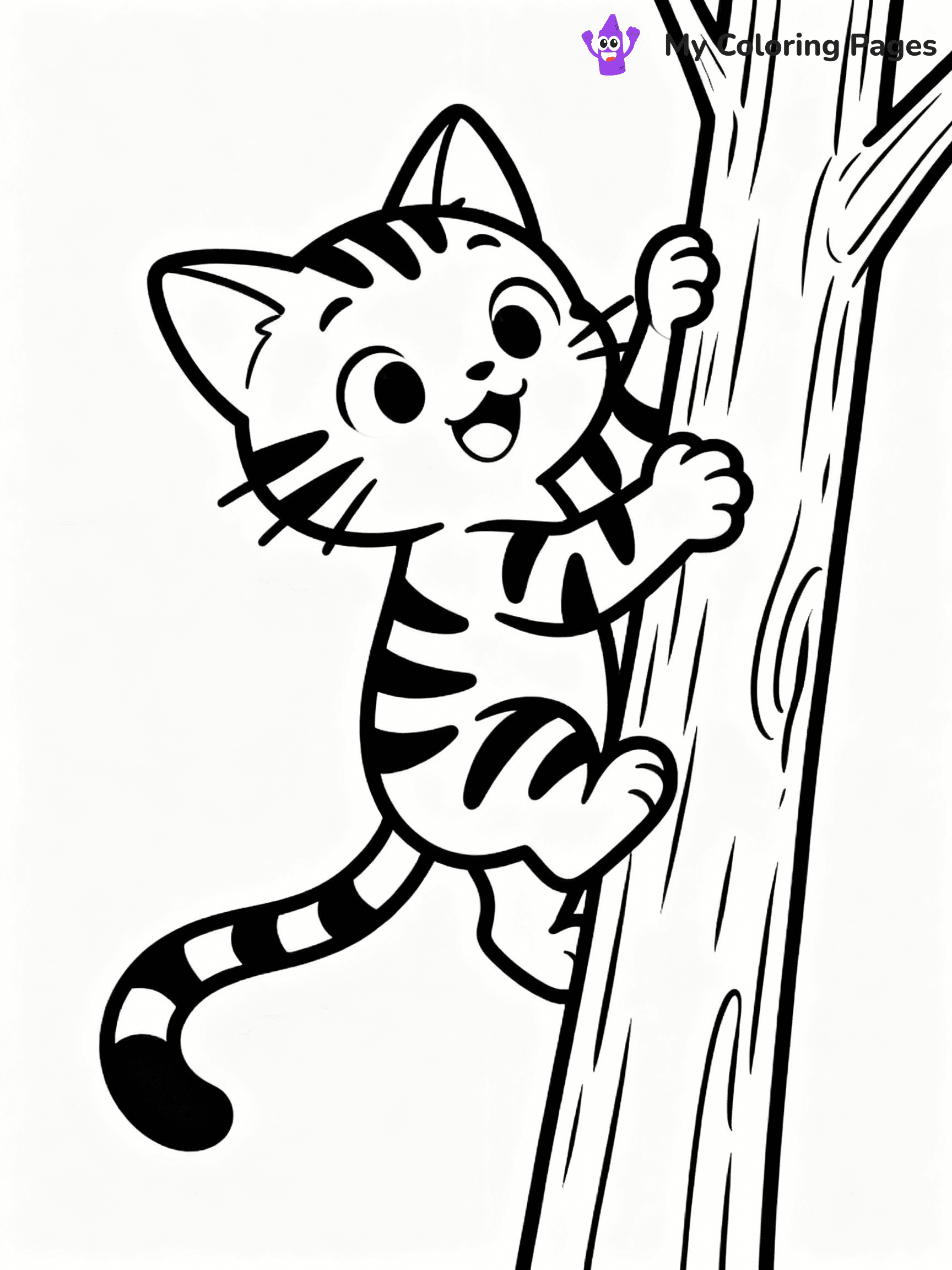 Kitten Coloring Pages - 8