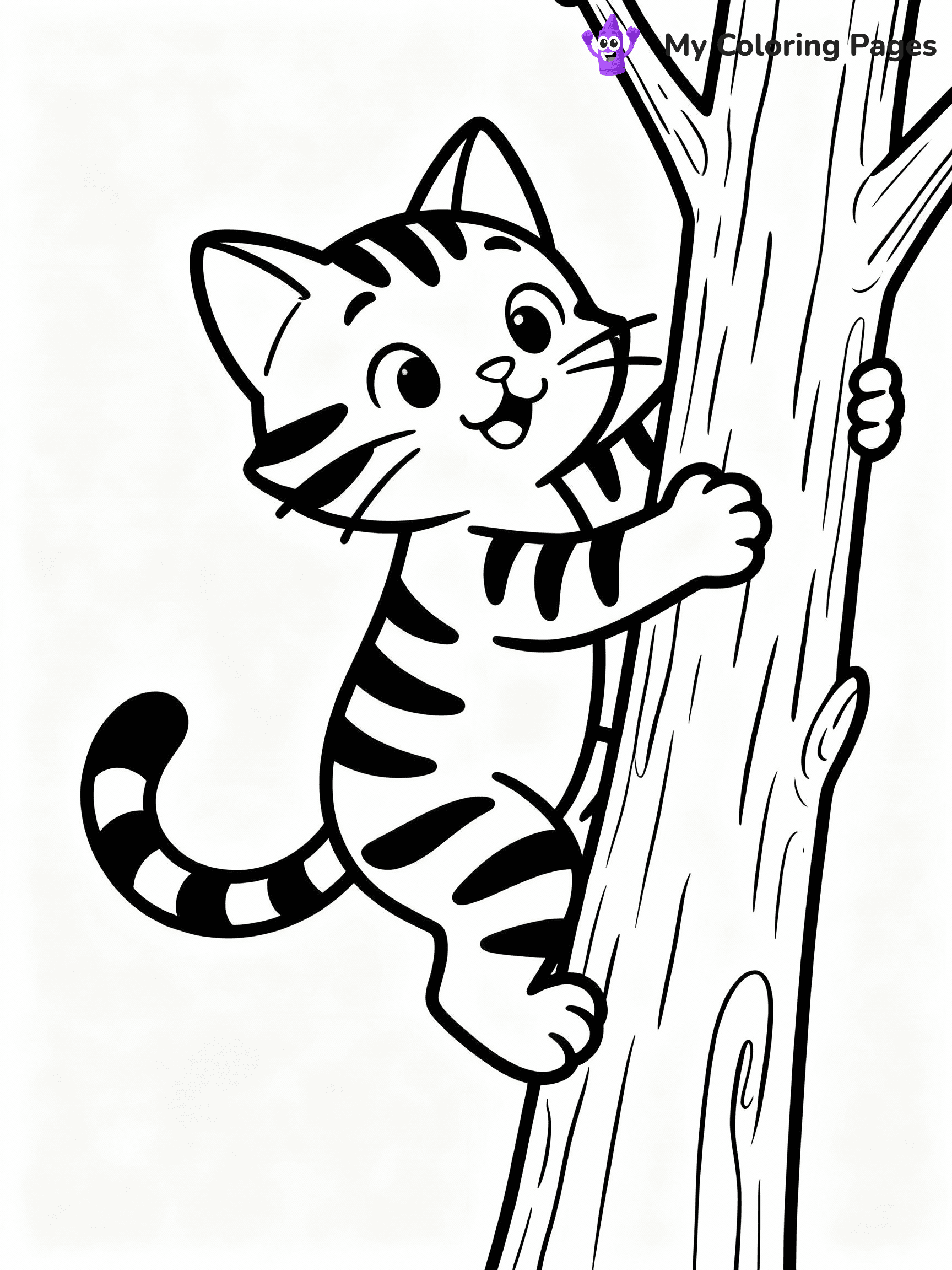 Kitten Coloring Pages - 7