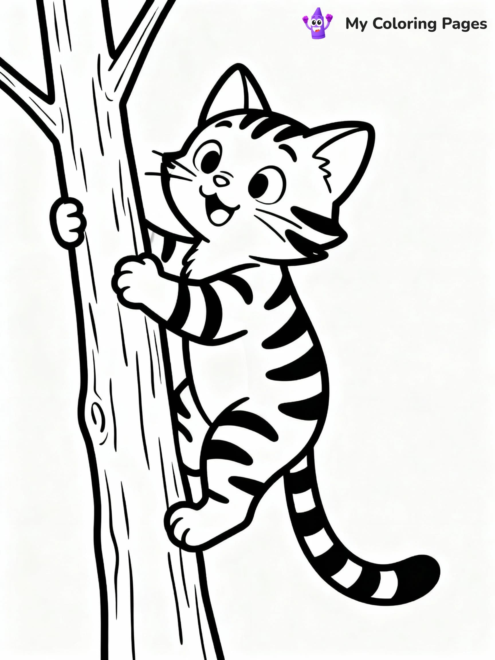 Kitten Coloring Pages - 6