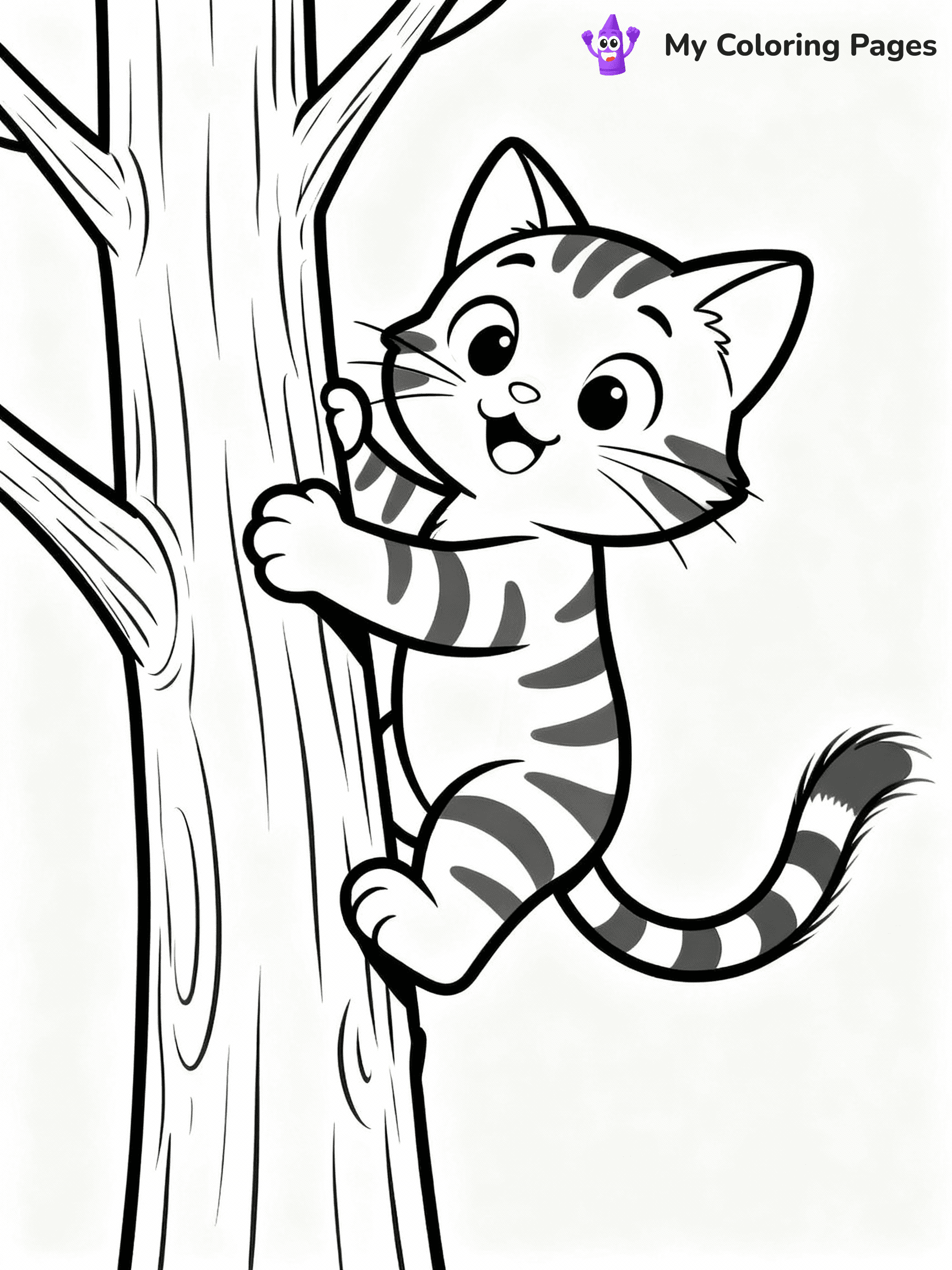 Kitten Coloring Pages - 5