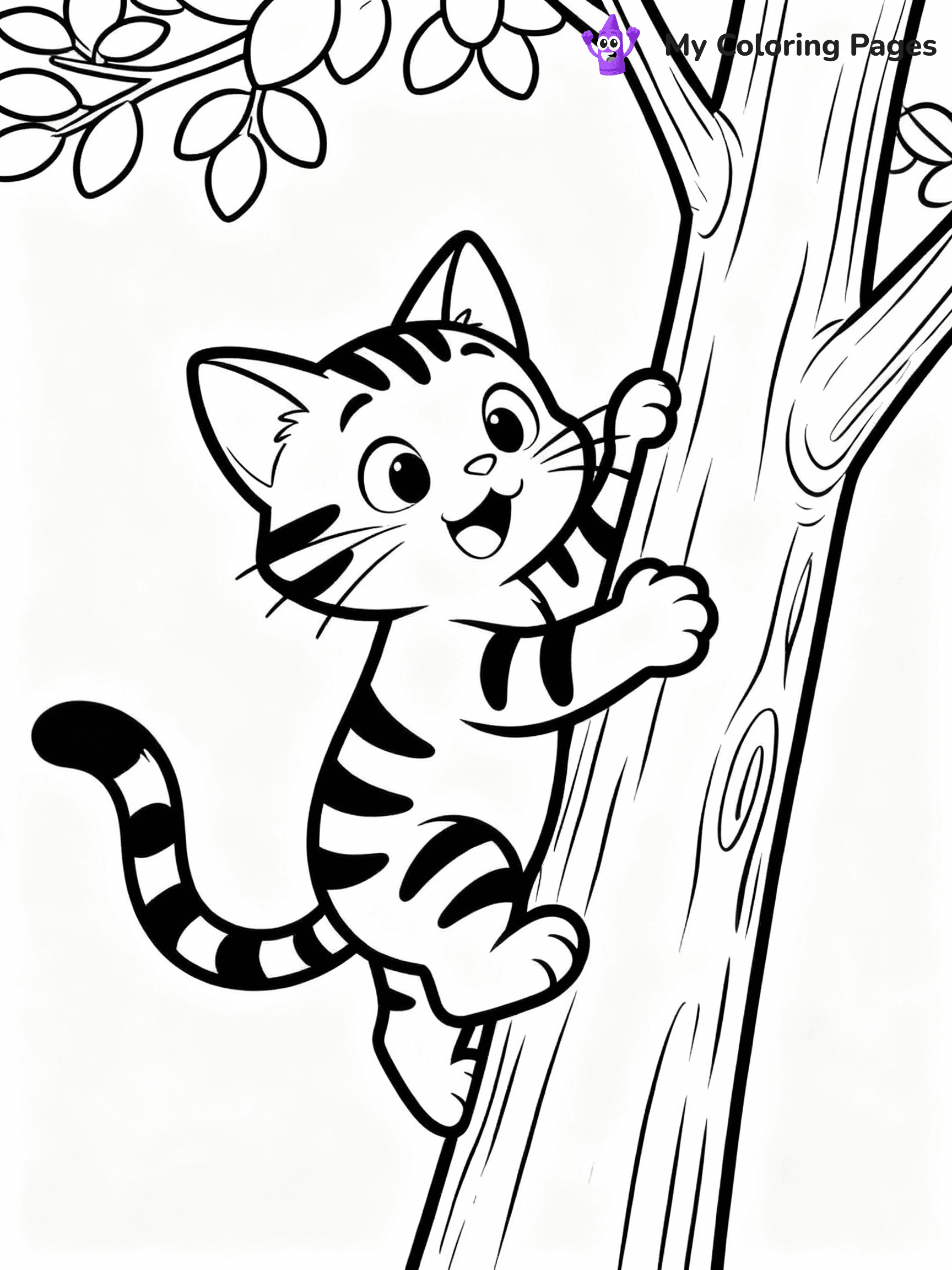 Kitten Coloring Pages - 4