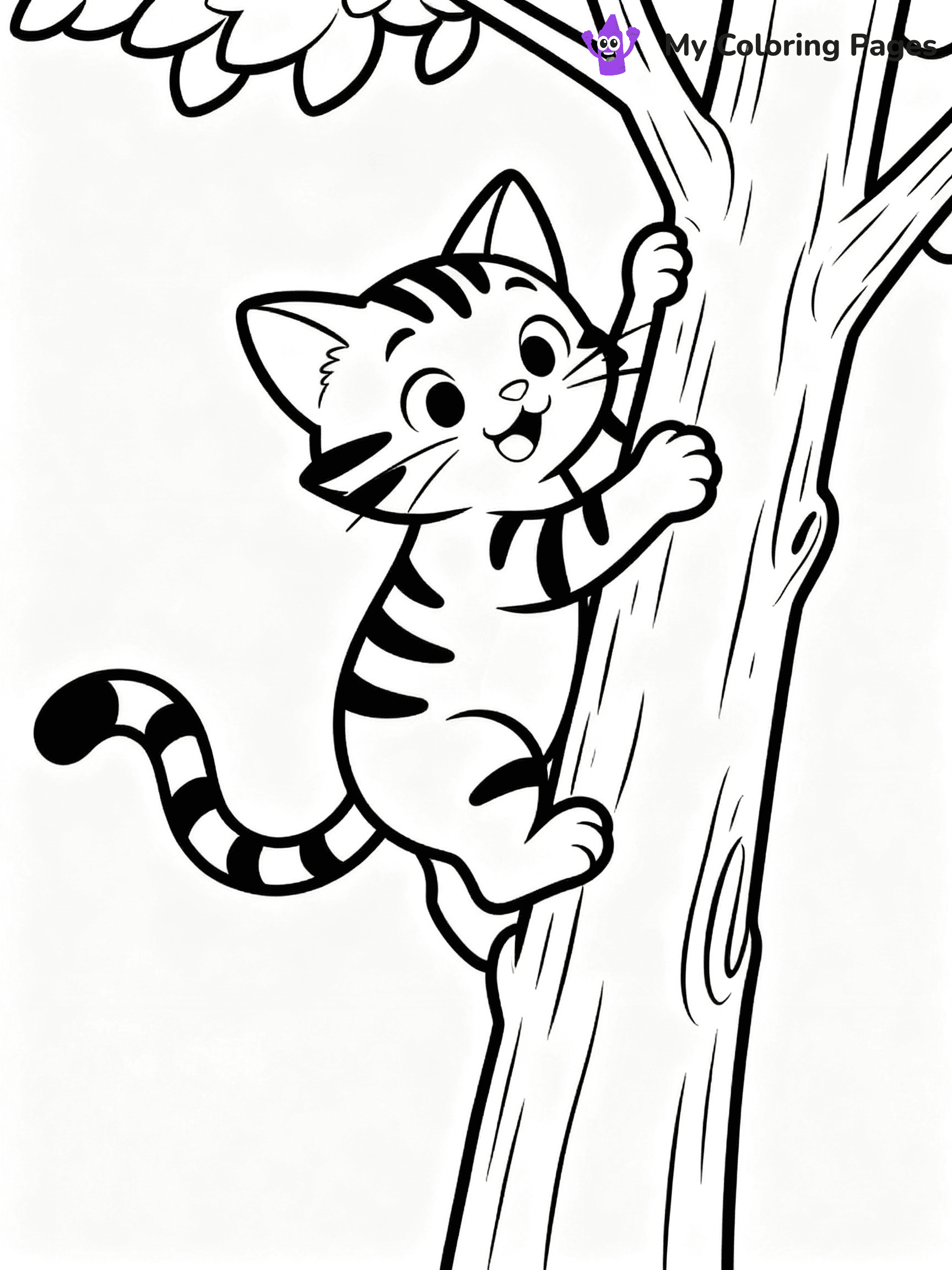 Kitten Coloring Pages - 3