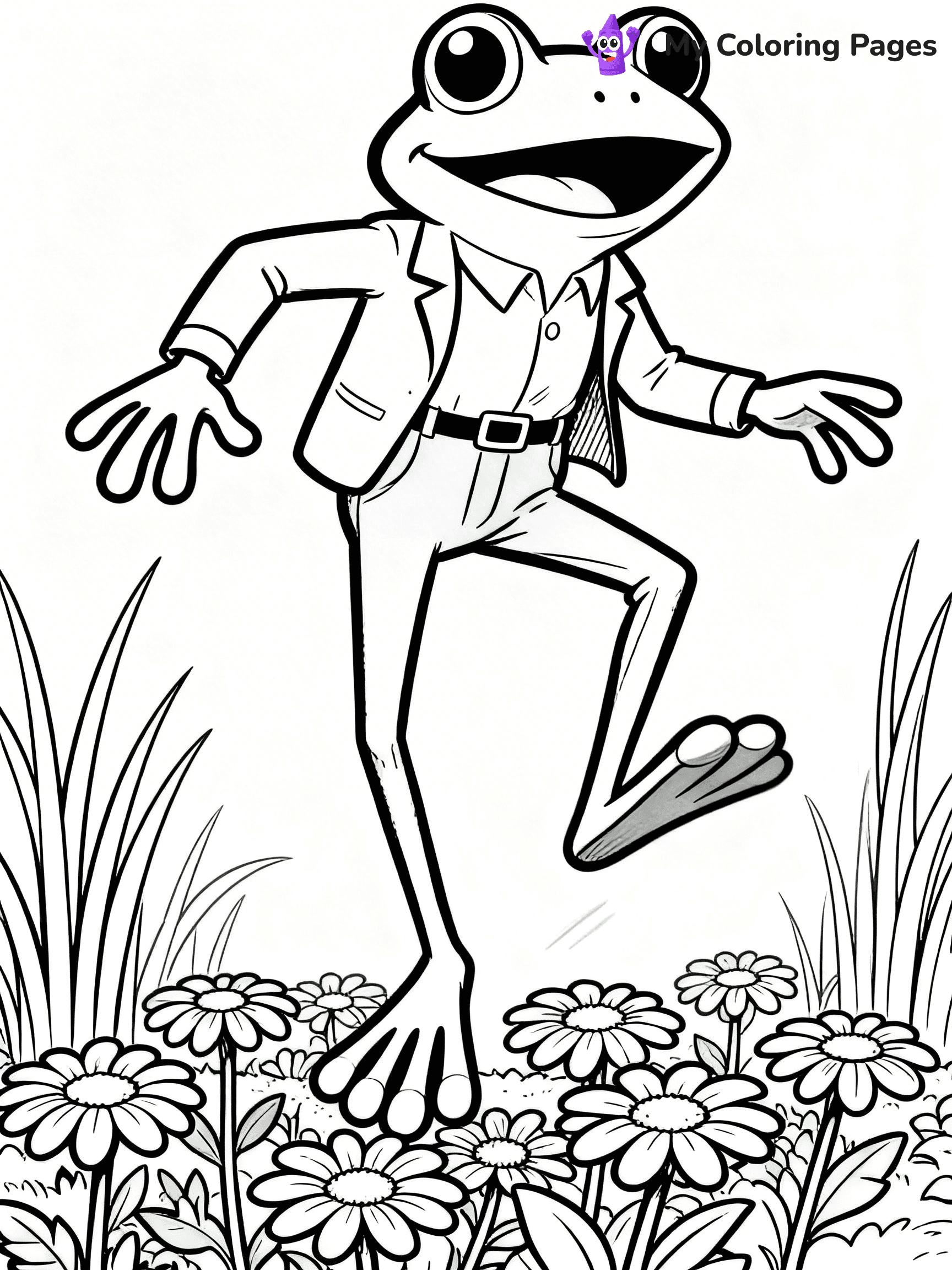 Frog And Toad Coloring Pages - 6