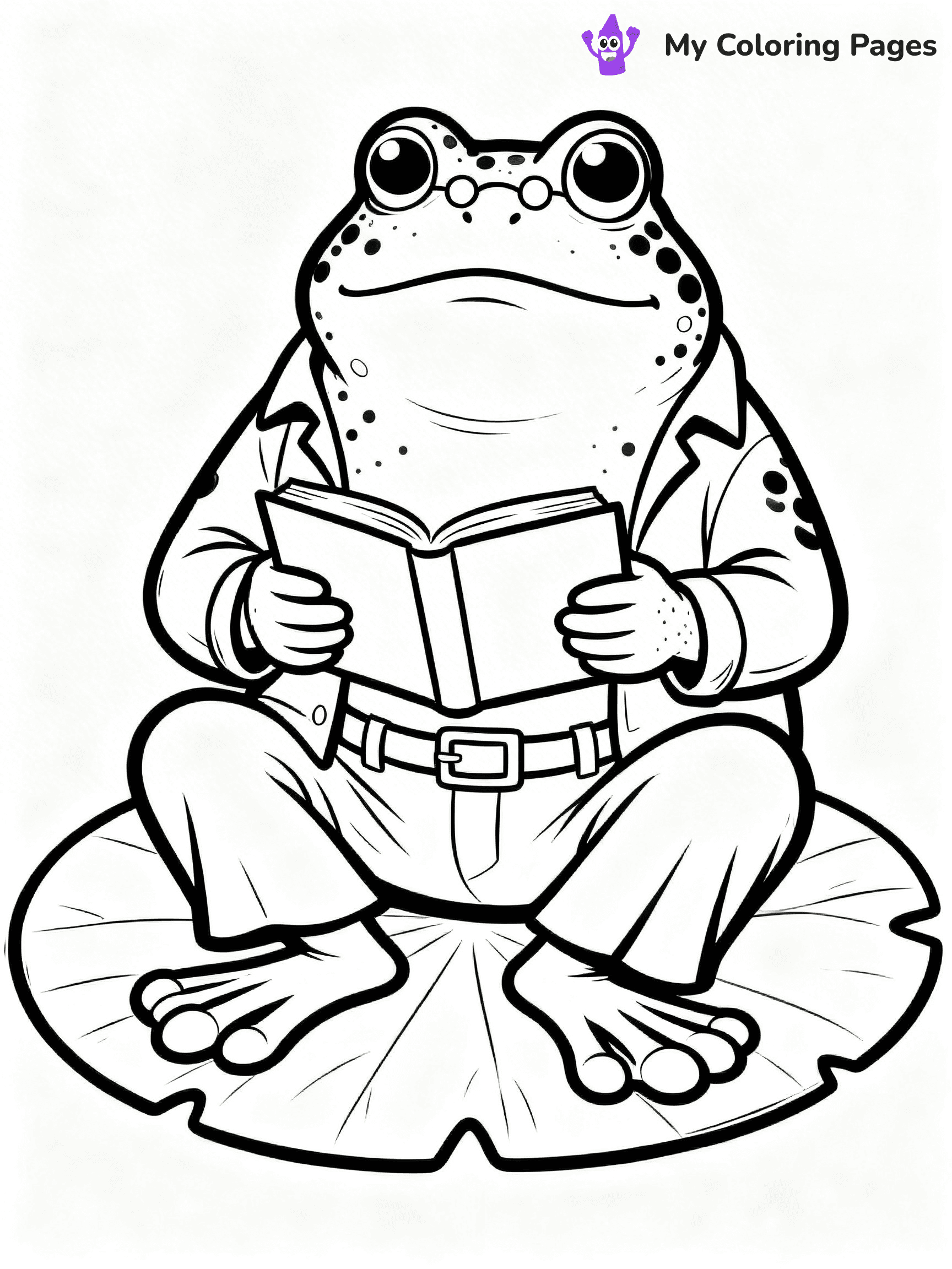 Frog And Toad Coloring Pages - 3