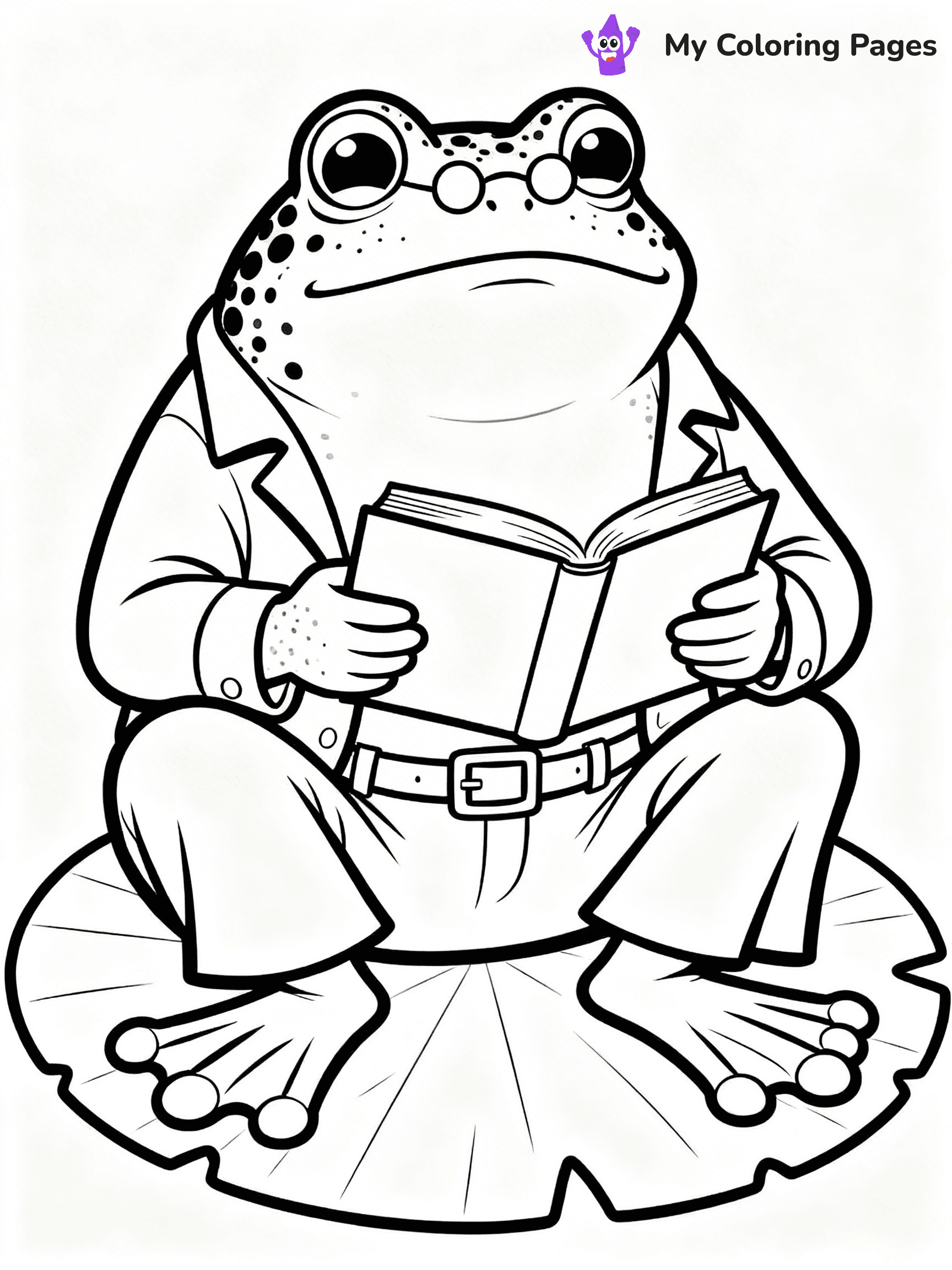 Frog And Toad Coloring Pages - 2