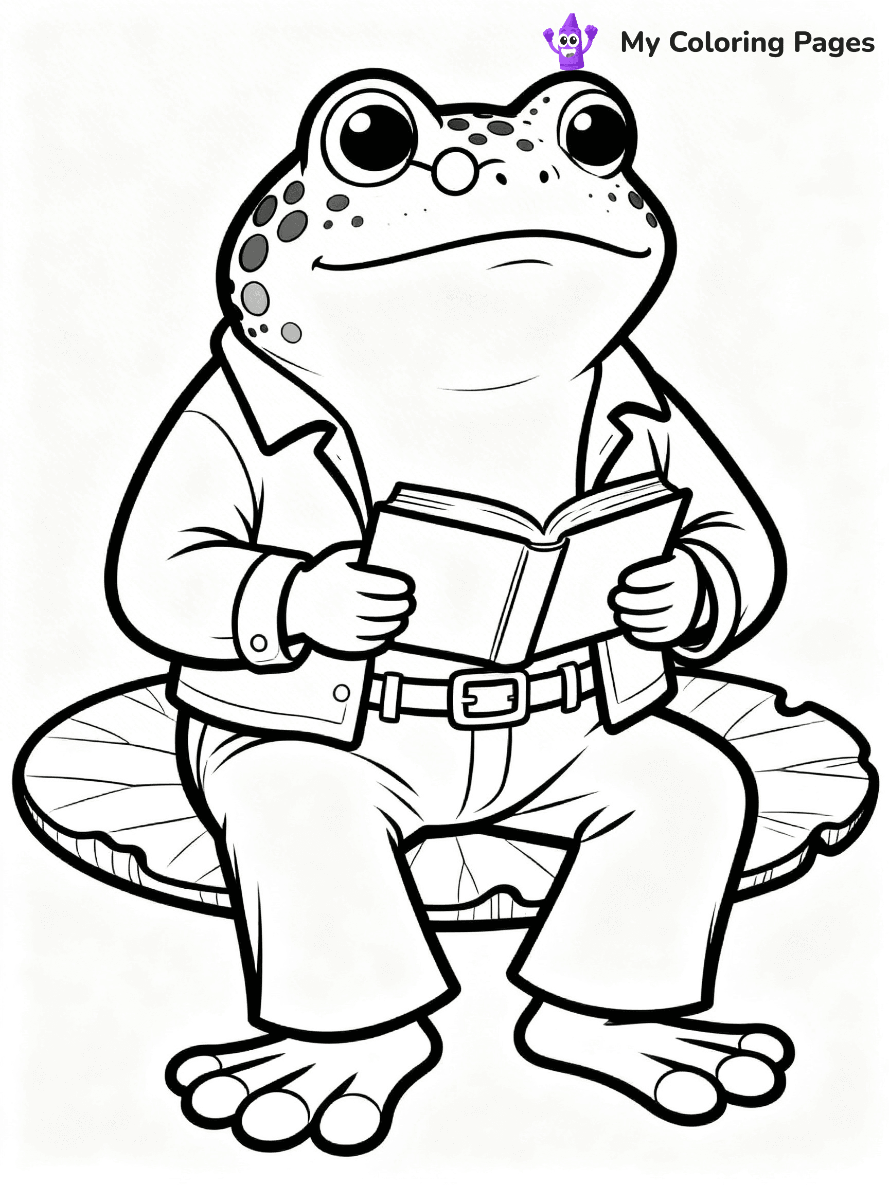 Frog And Toad Coloring Pages - 1