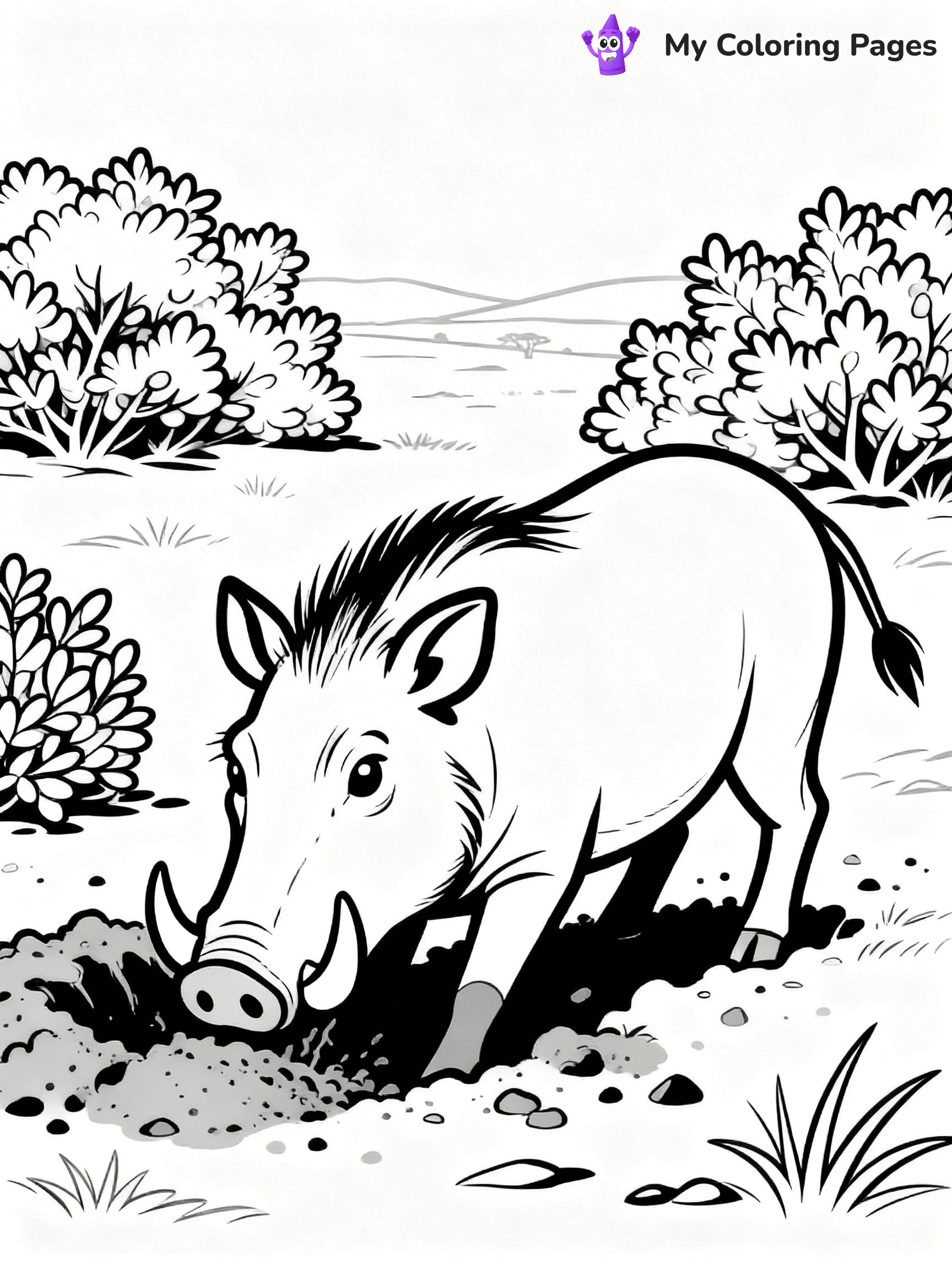 Africa Coloring Pages - 53