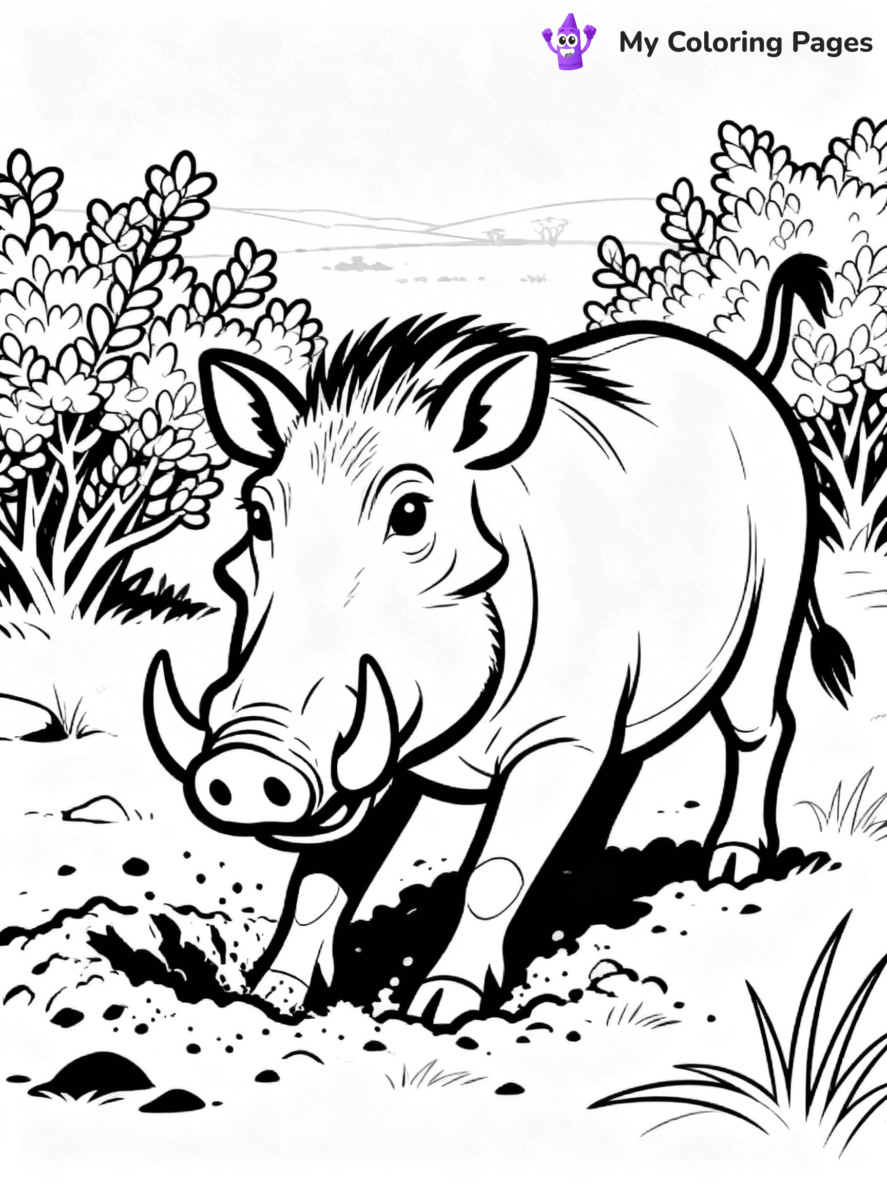 Africa Coloring Pages - 52
