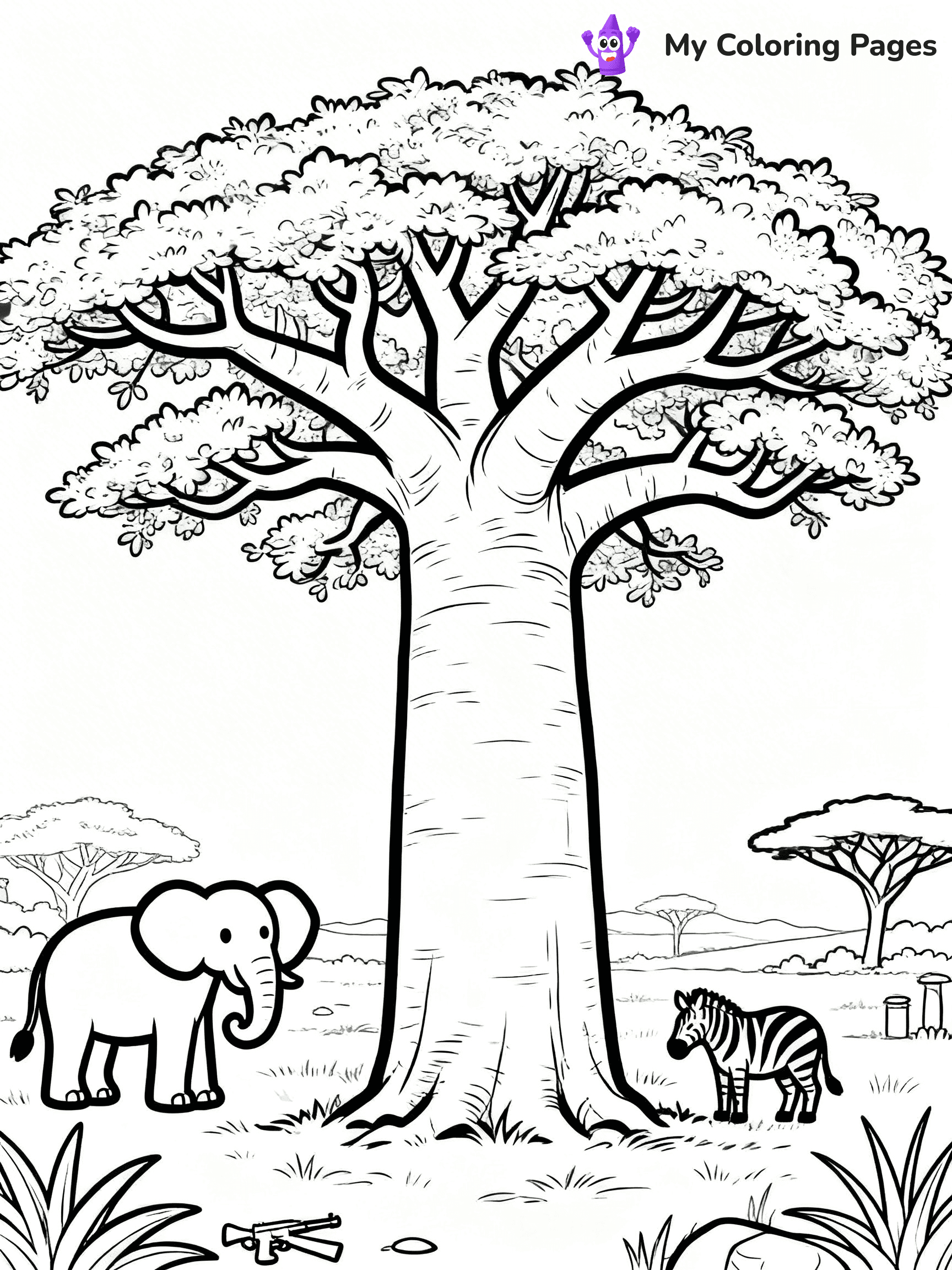 Africa Coloring Pages - 40