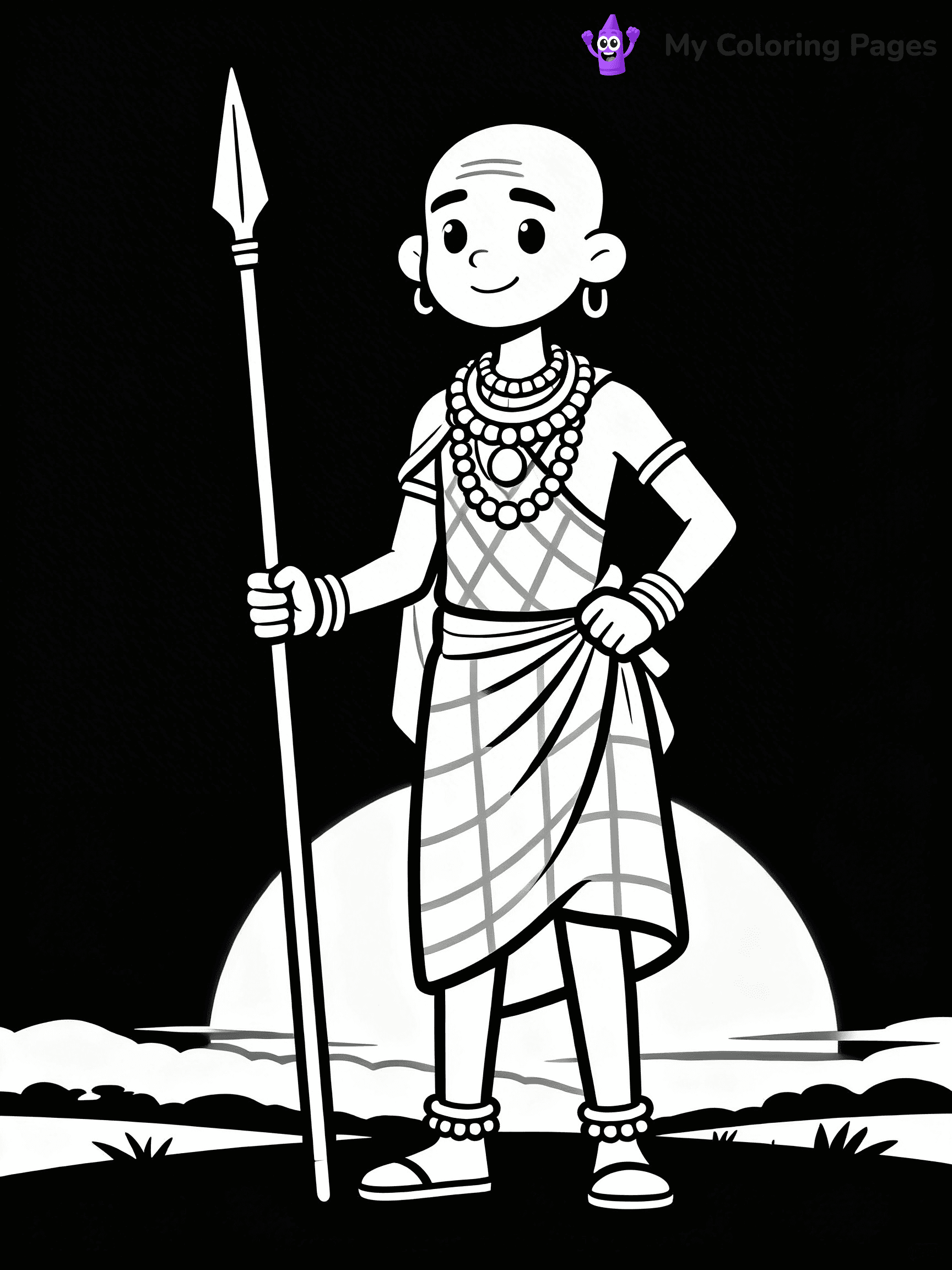 Africa Coloring Pages - 36