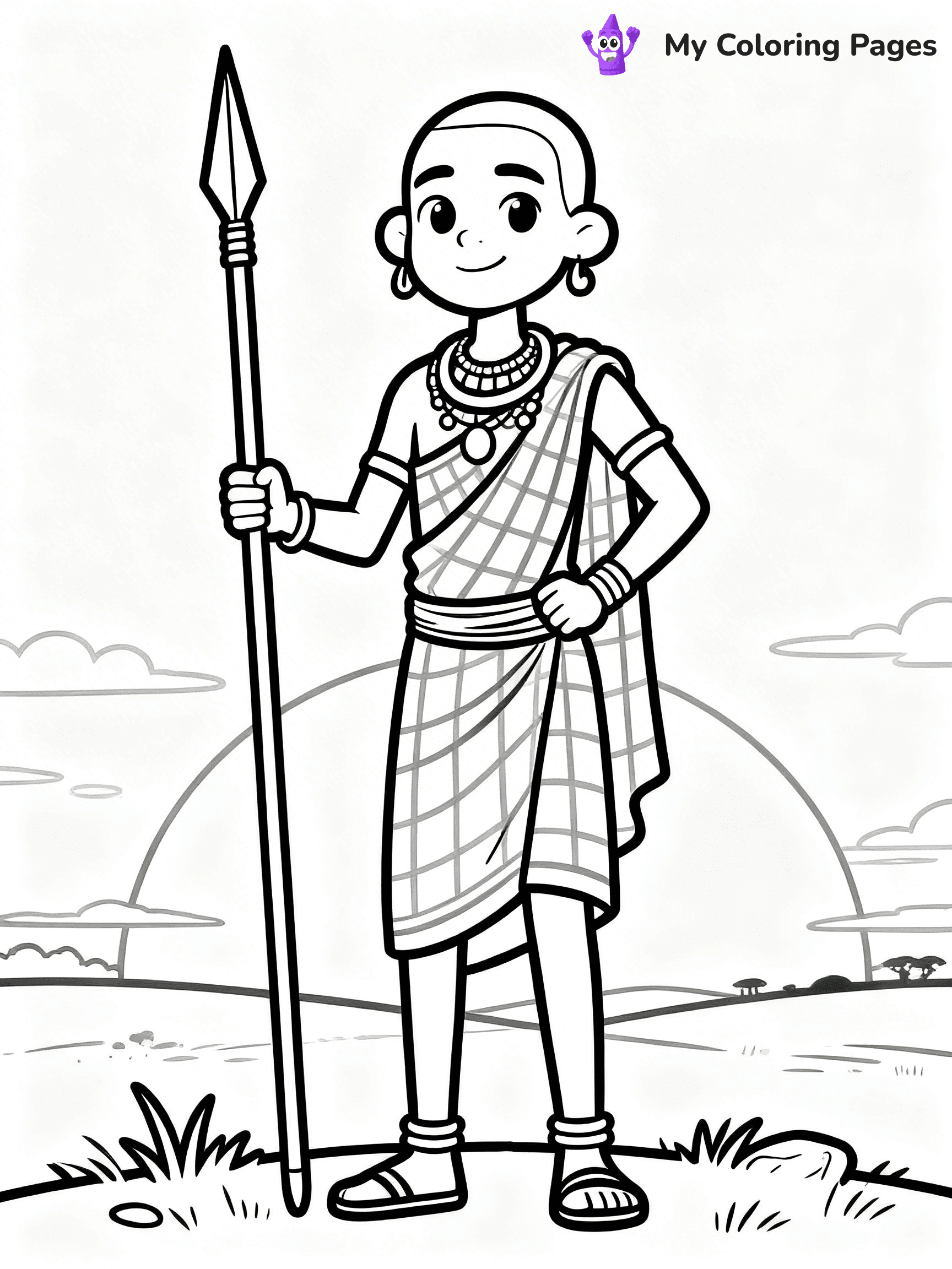 Africa Coloring Pages - 34