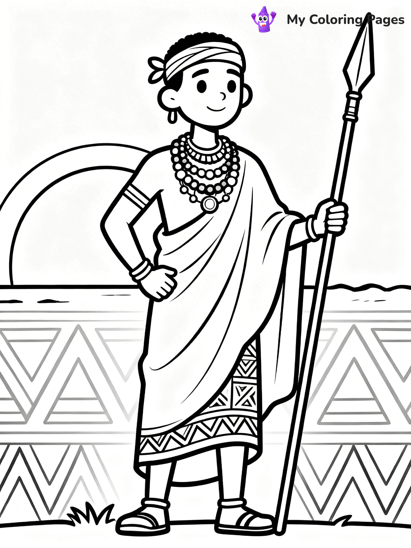 Africa Coloring Pages - 33