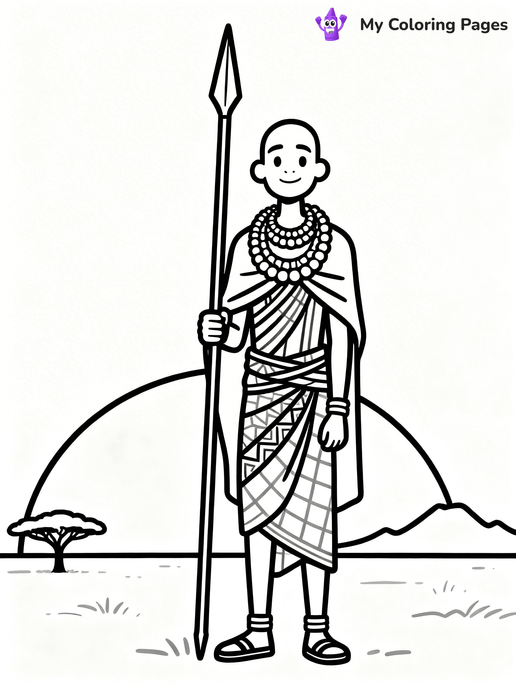 Africa Coloring Pages - 32