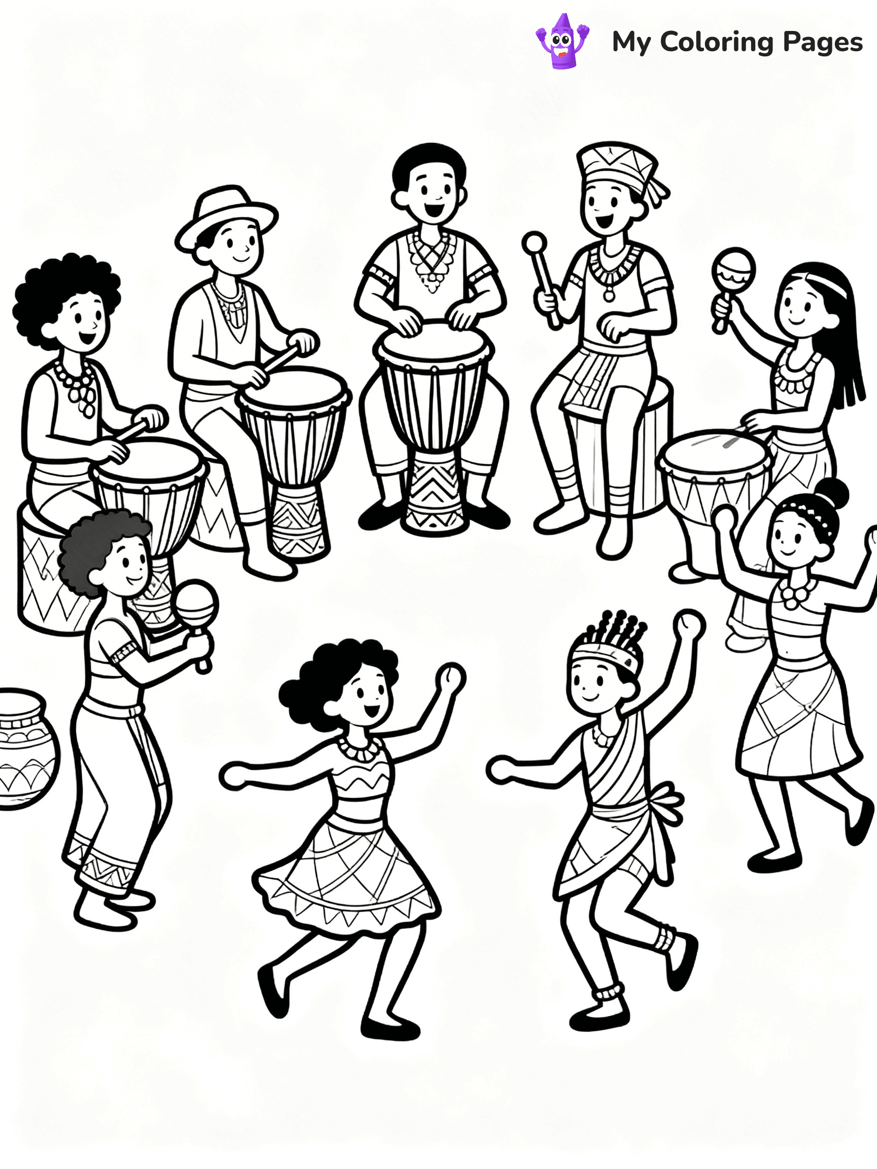 Africa Coloring Pages - 30
