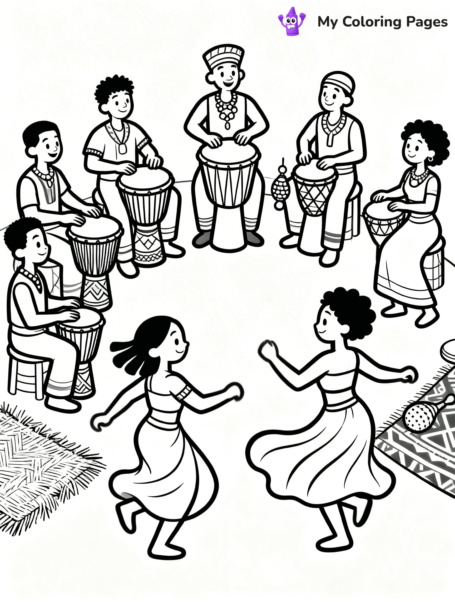 Africa Coloring Pages - 29