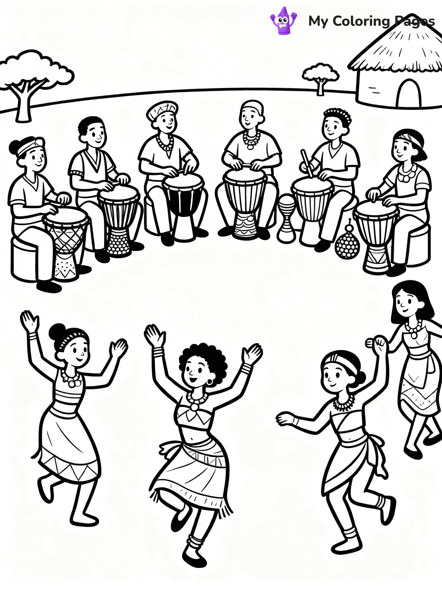Africa Coloring Pages - 27