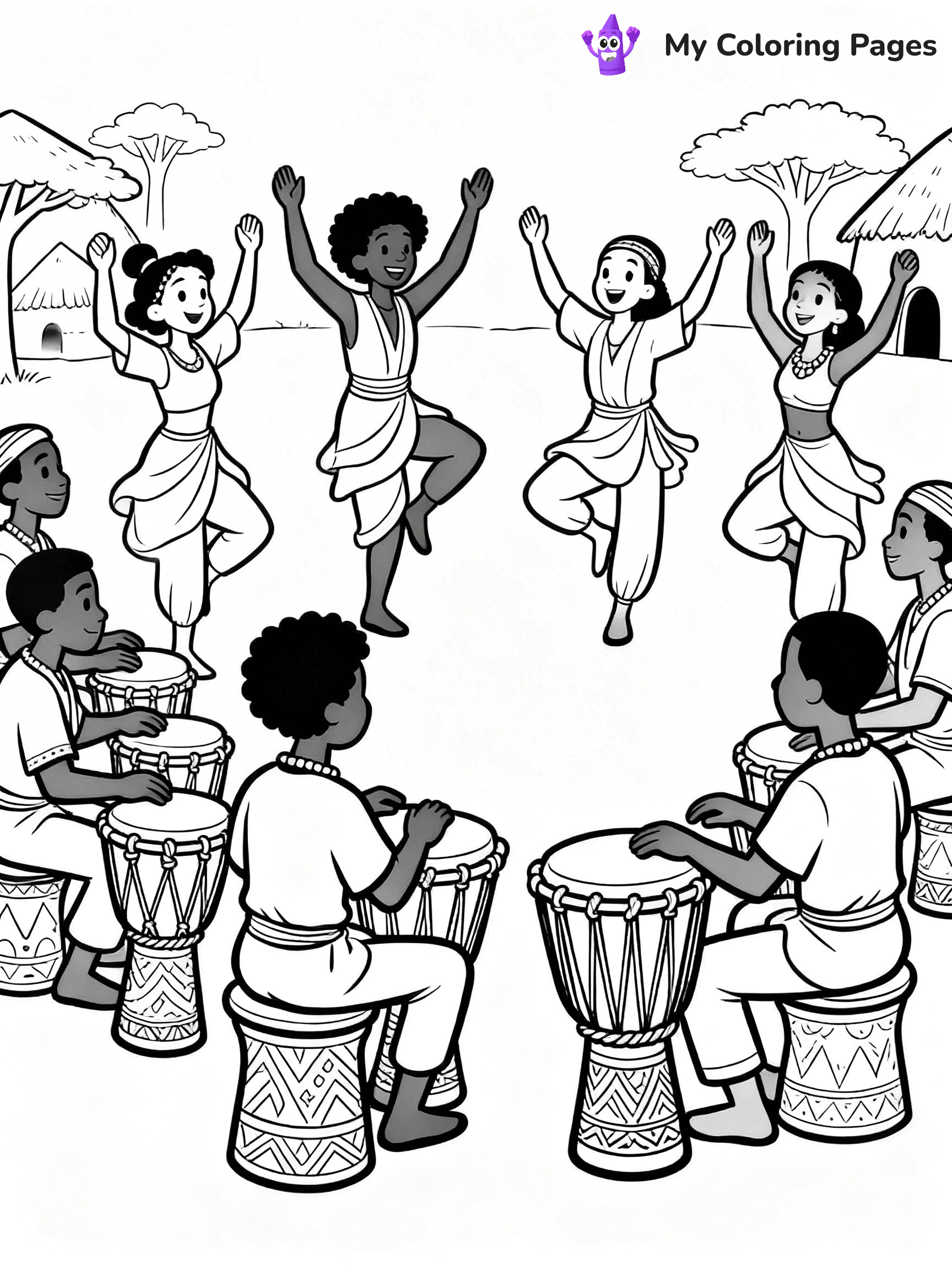 Africa Coloring Pages - 26