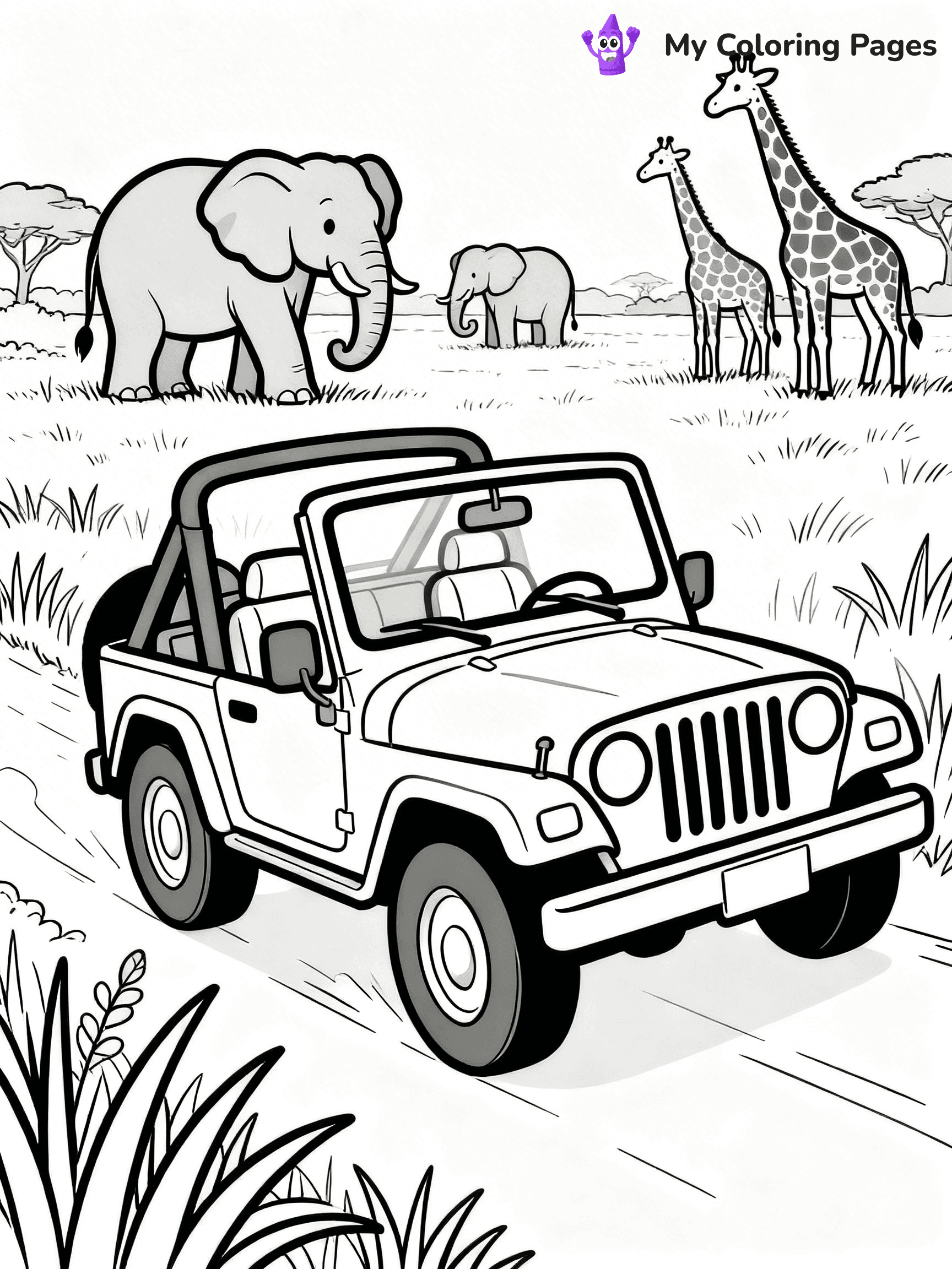 Africa Coloring Pages - 24