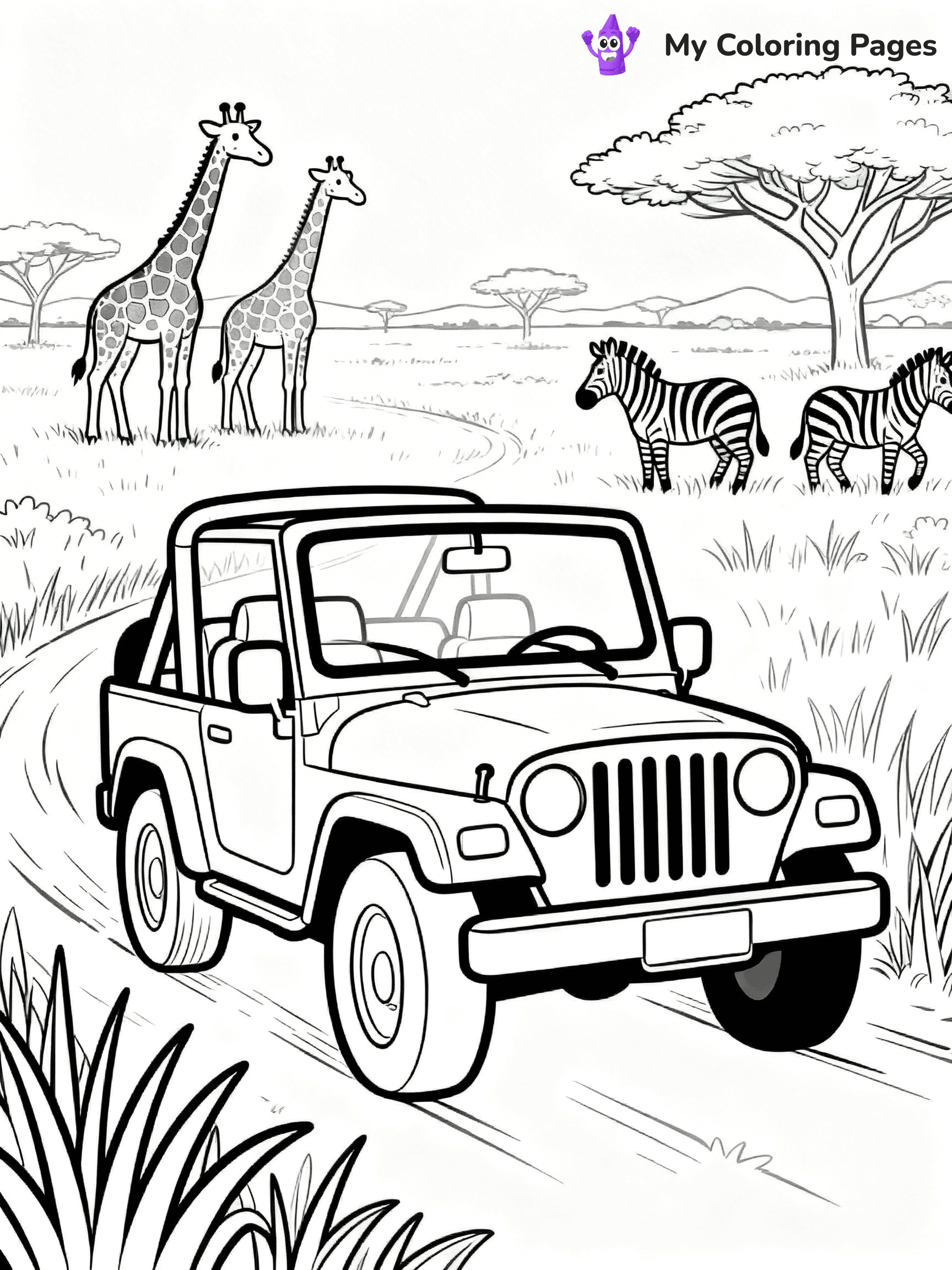 Africa Coloring Pages - 22