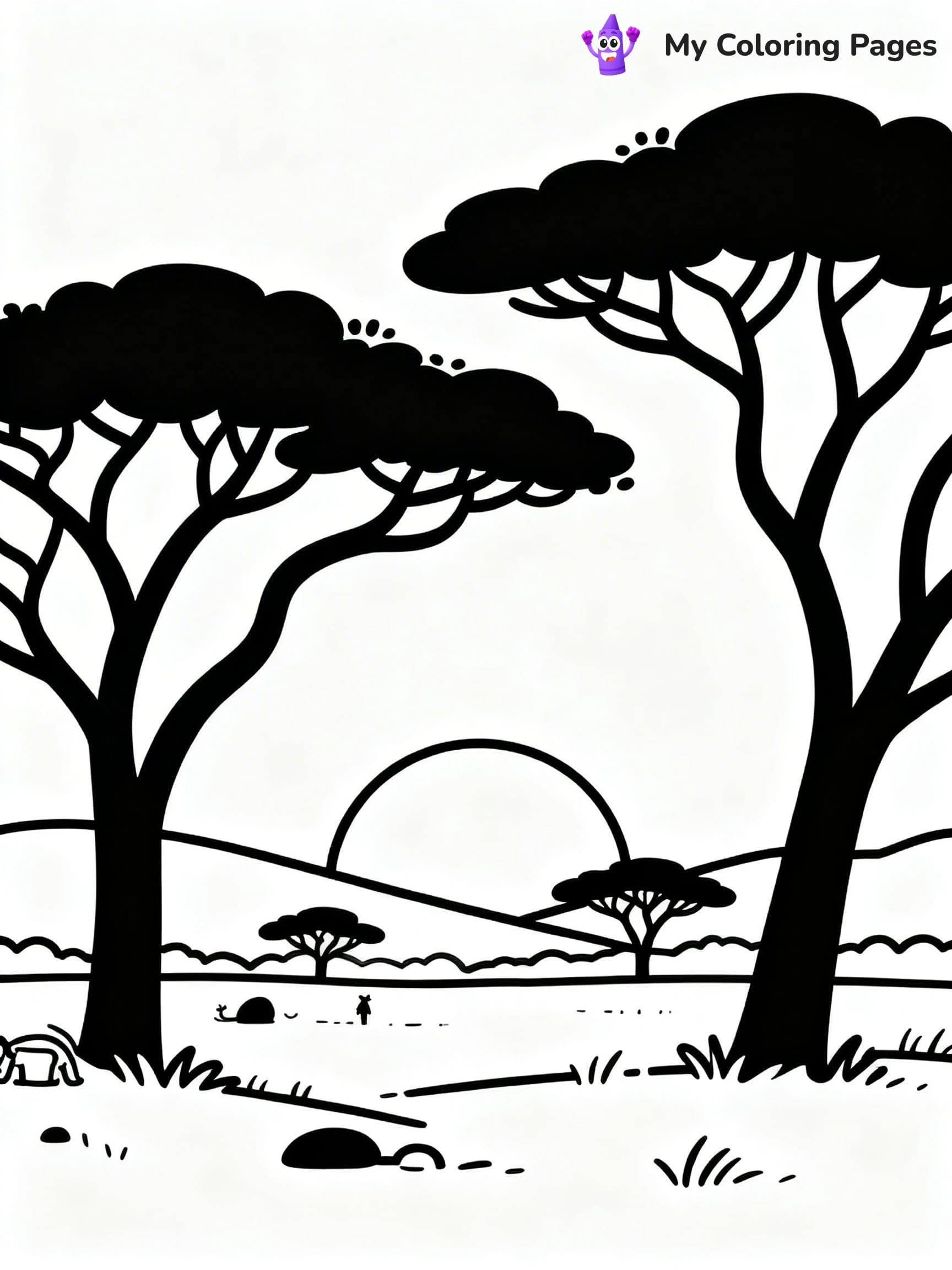 Africa Coloring Pages - 13