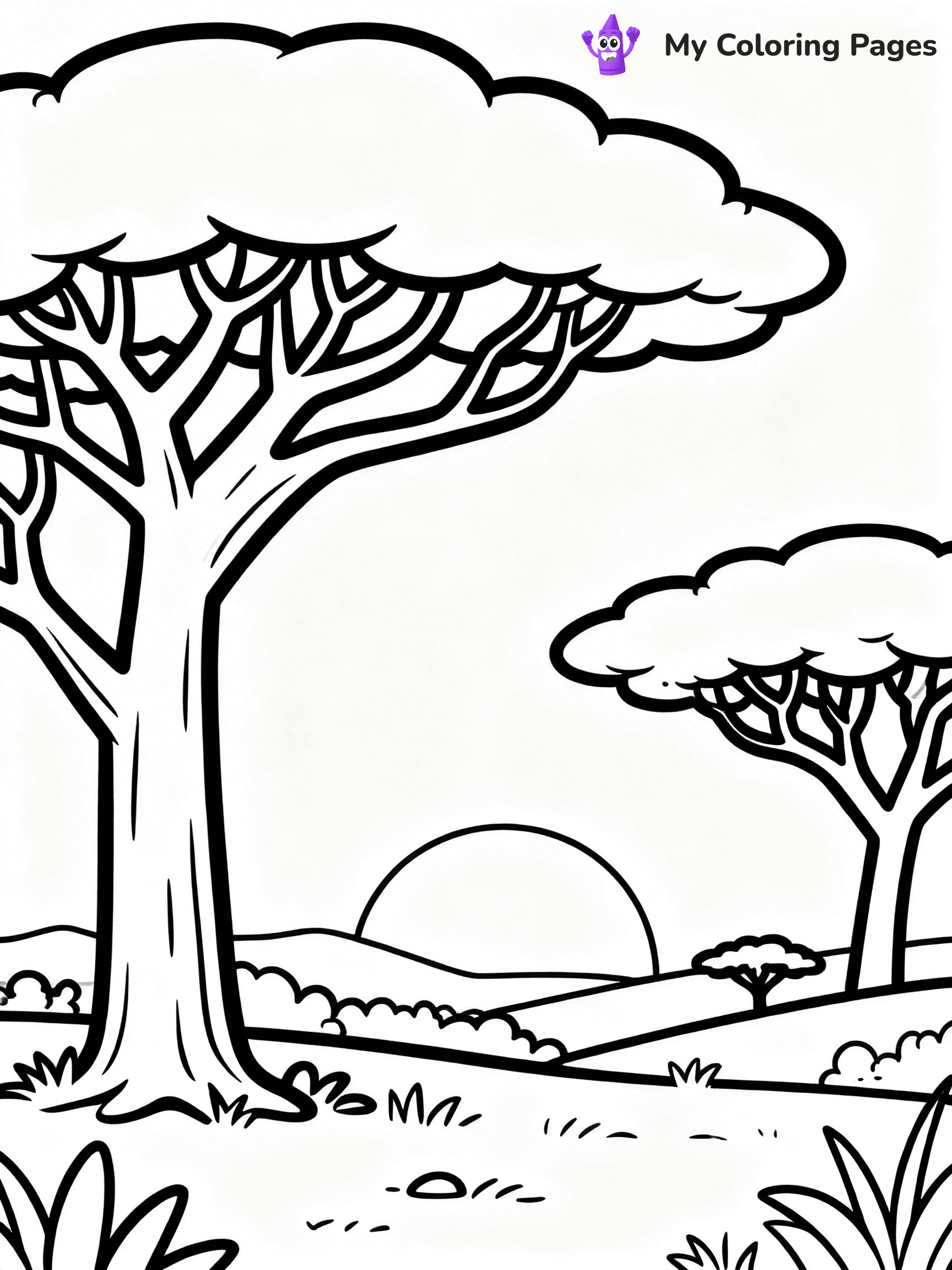 Africa Coloring Pages - 12