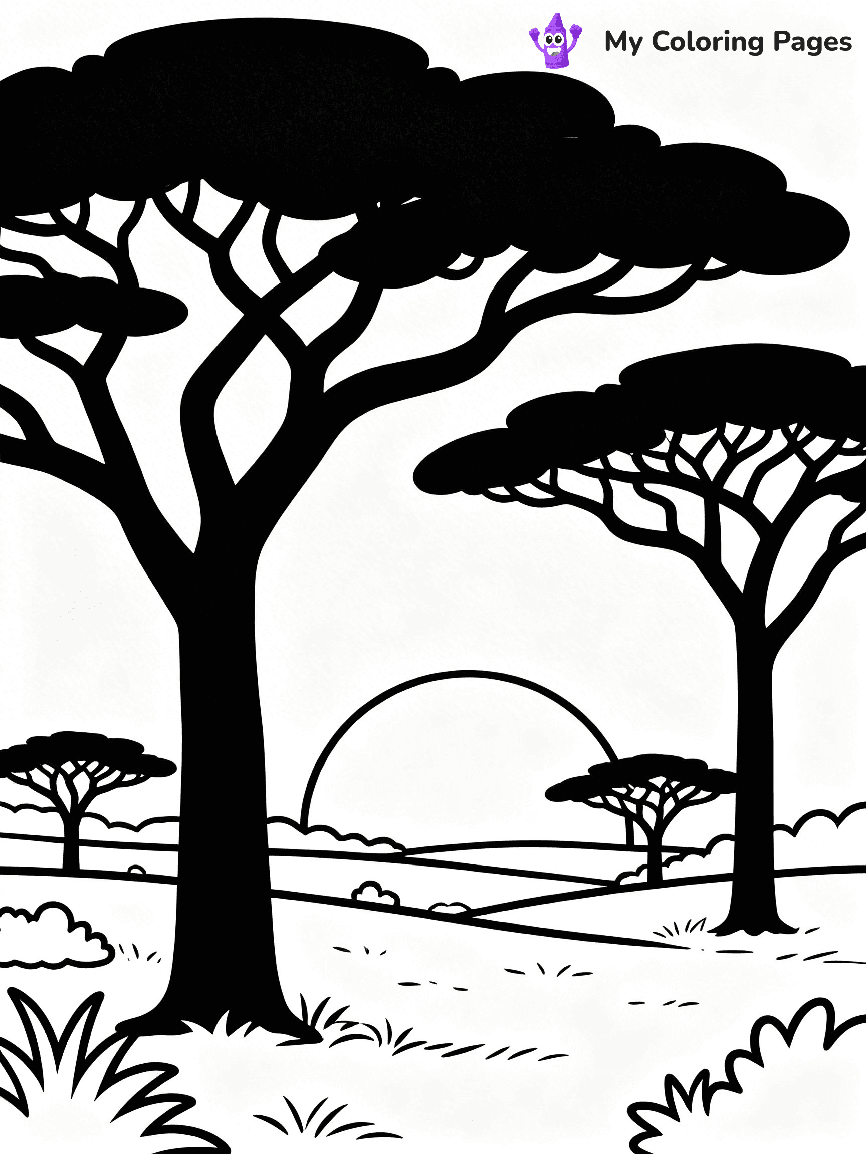Africa Coloring Pages - 10