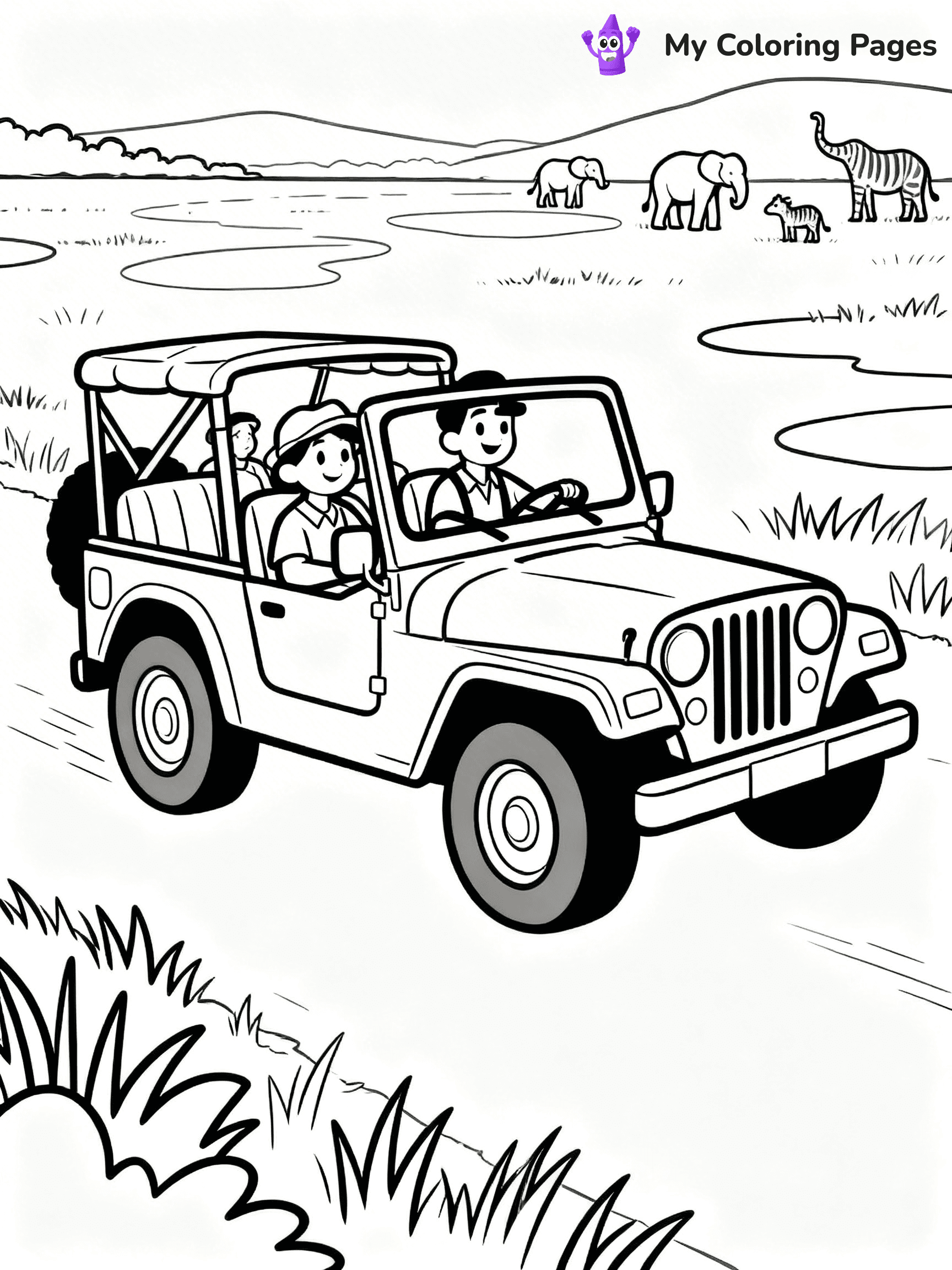 Africa Coloring Pages - 3