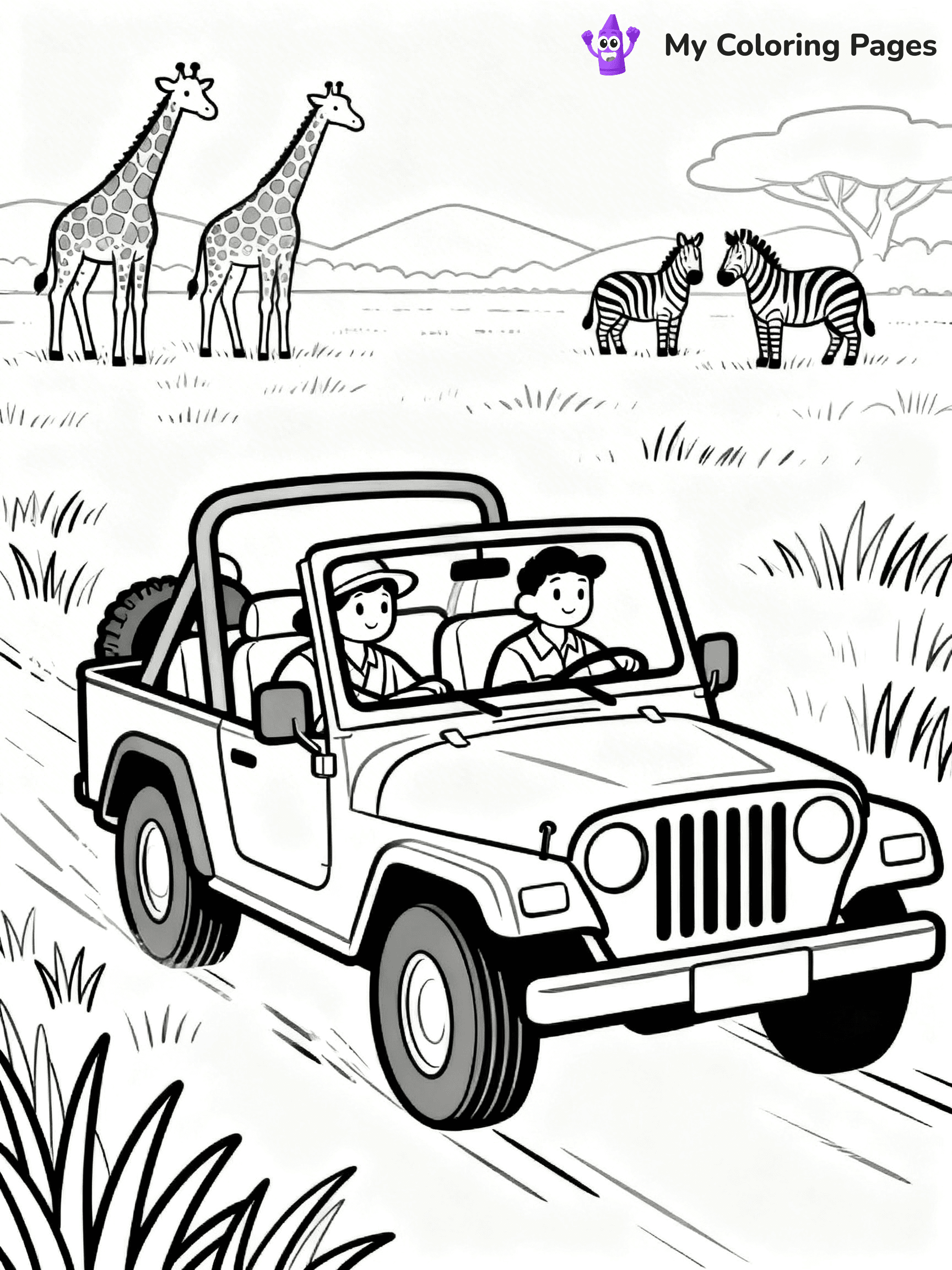 Africa Coloring Pages - 2