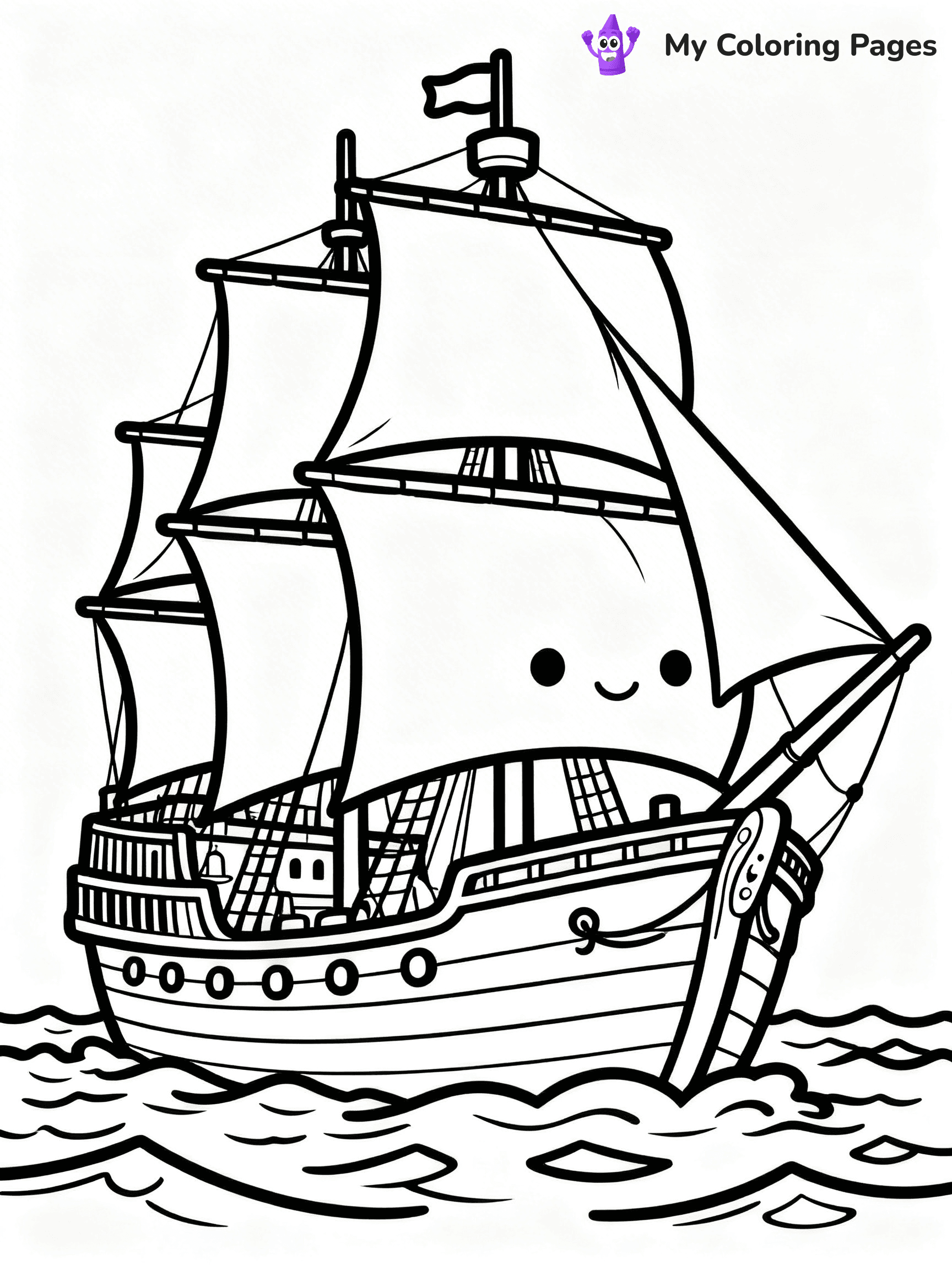 Mayflower Coloring Pages - 26