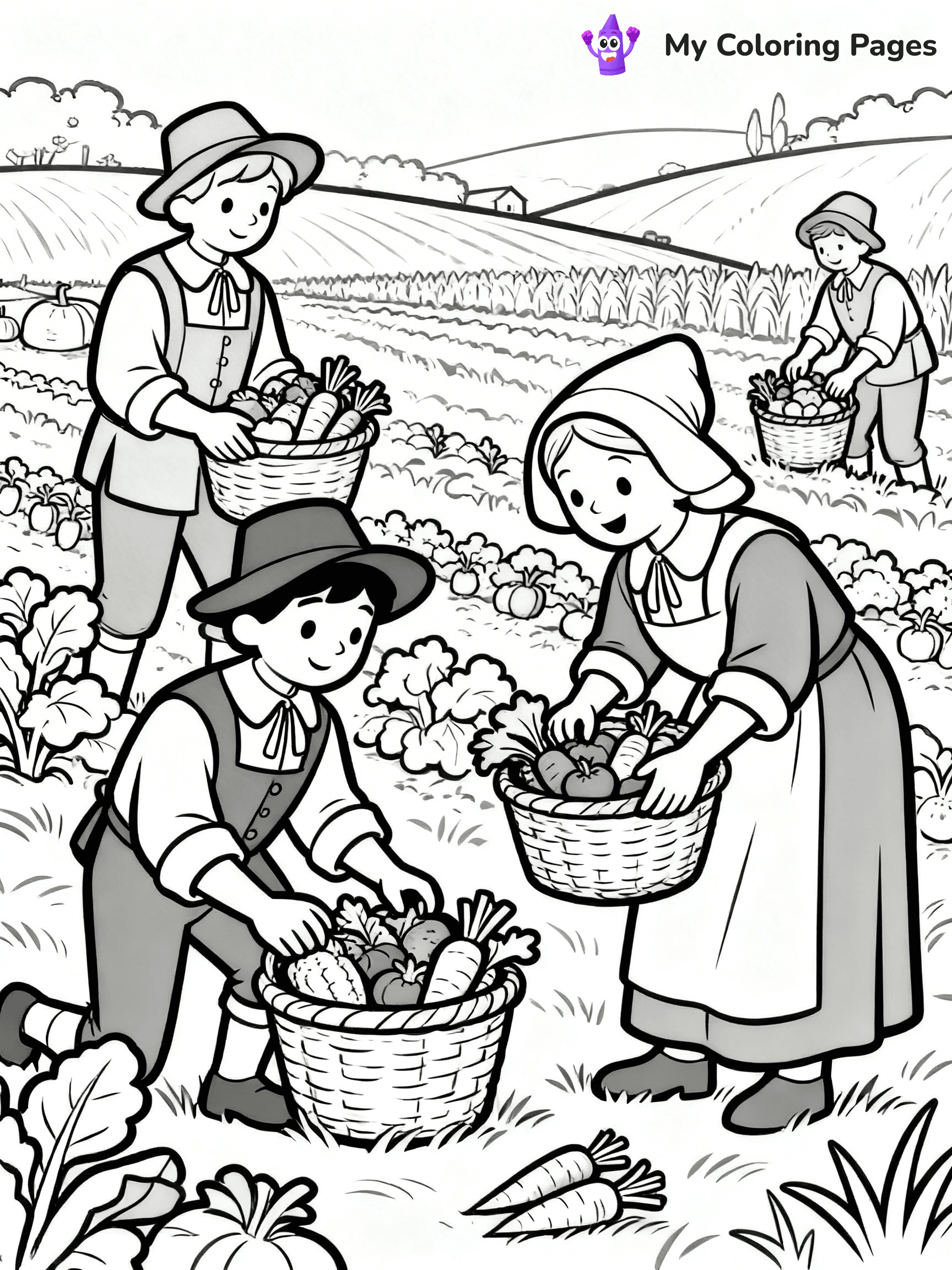 Mayflower Coloring Pages - 22