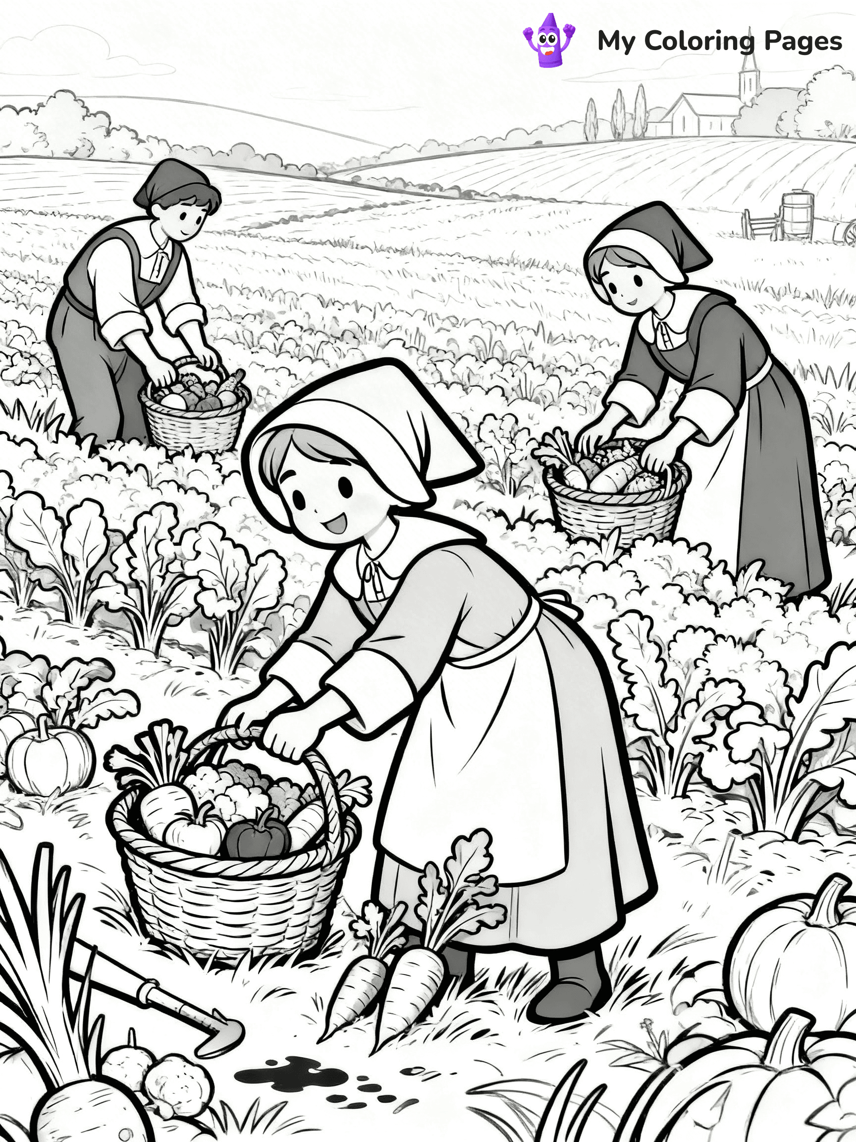 Mayflower Coloring Pages - 20