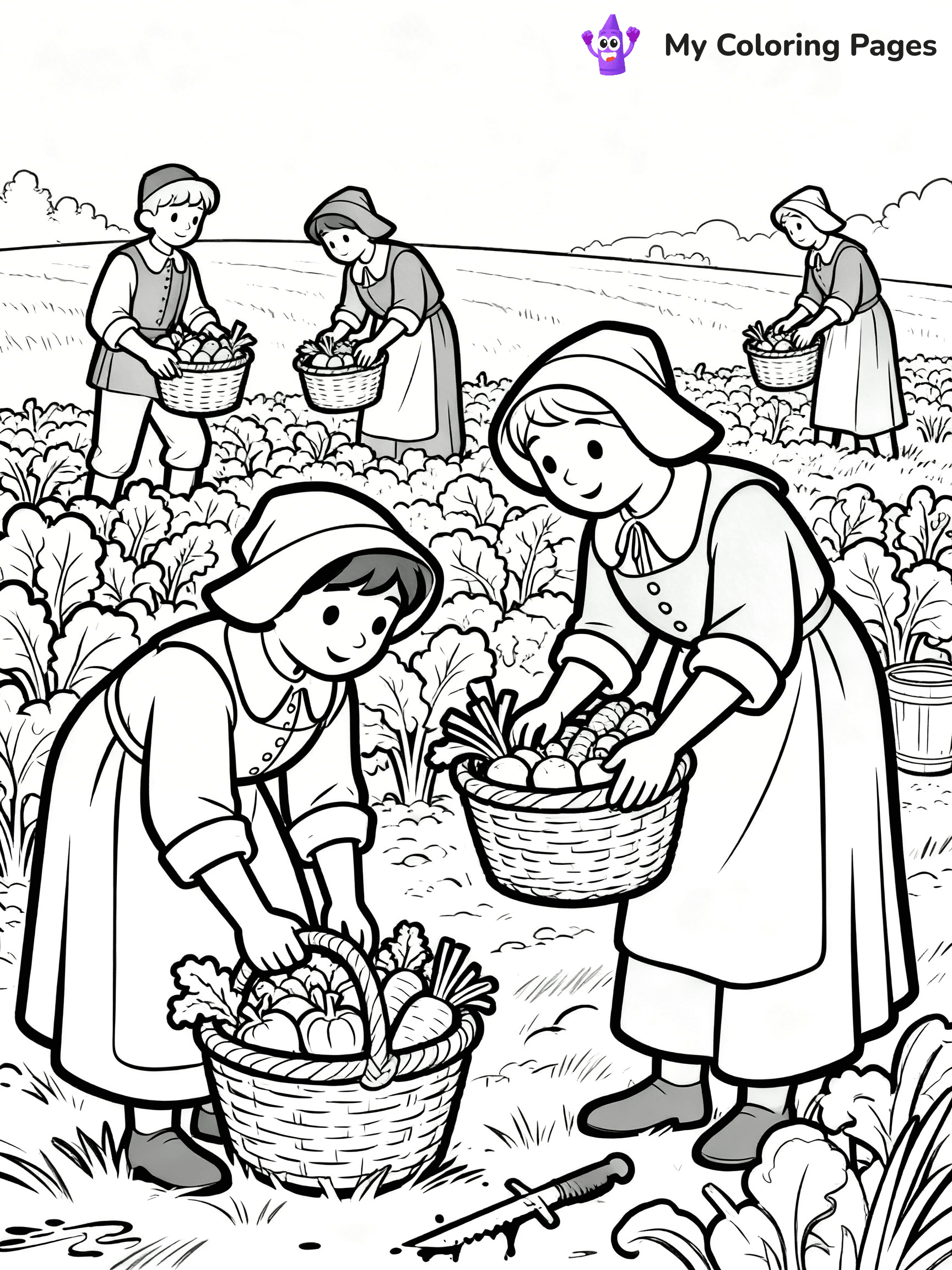 Mayflower Coloring Pages - 18