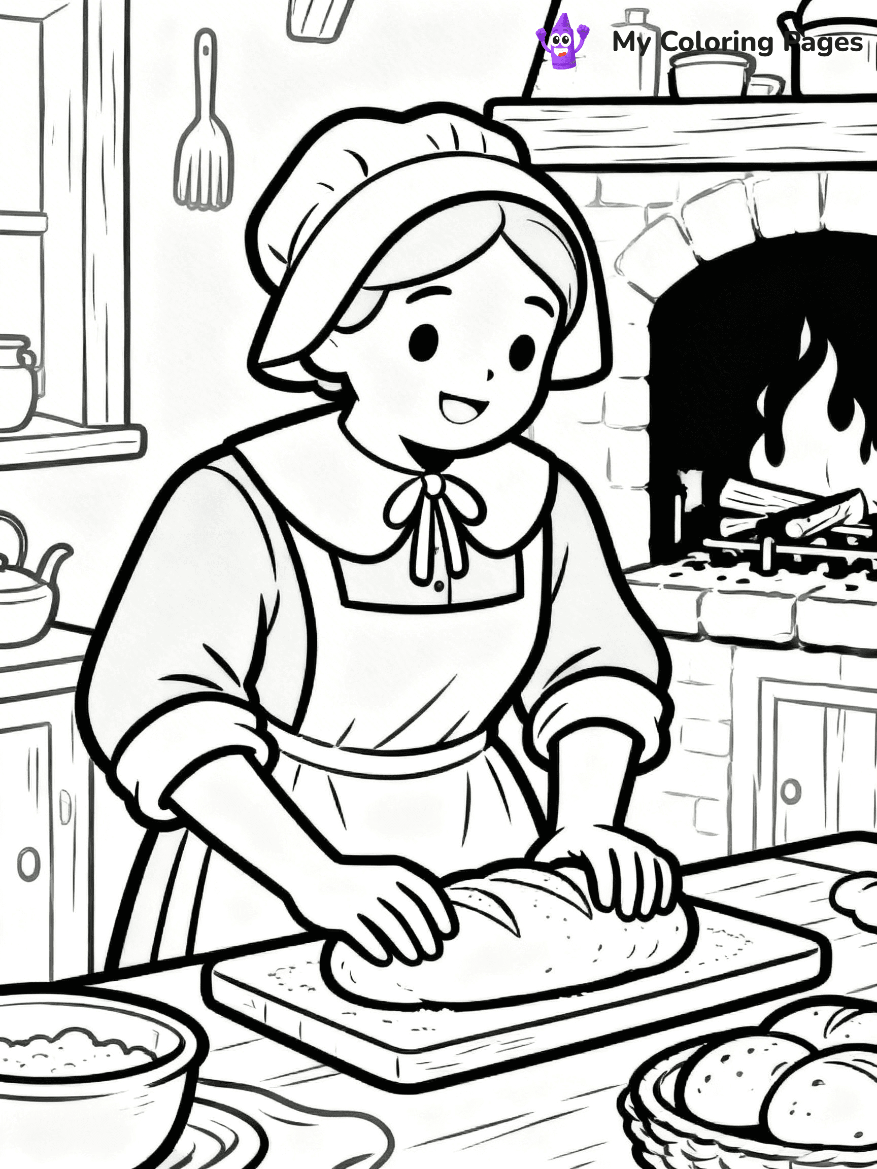 Mayflower Coloring Pages - 9