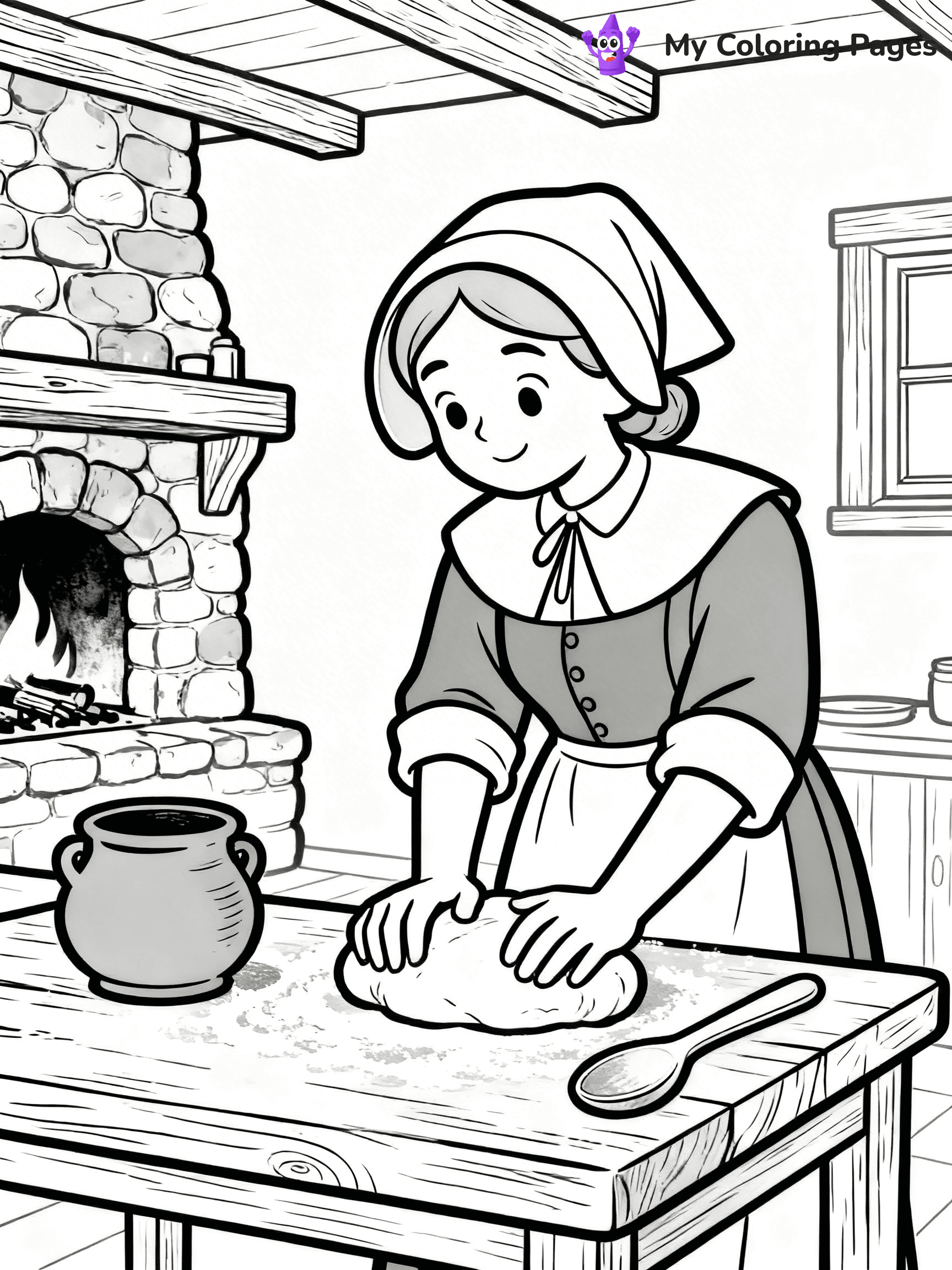 Mayflower Coloring Pages - 8