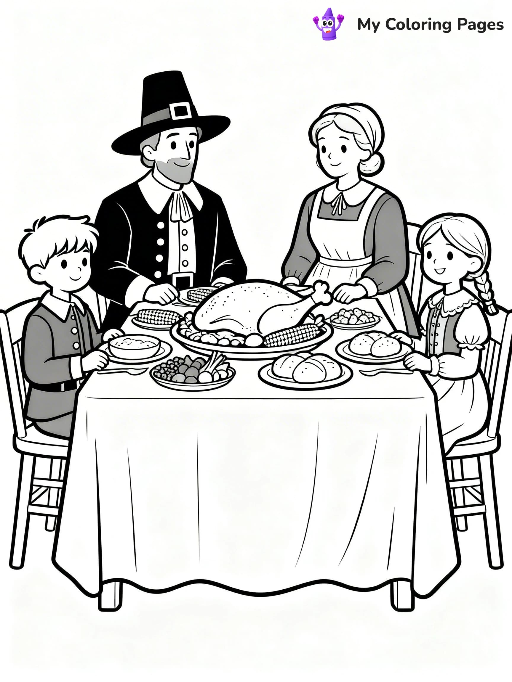 Mayflower Coloring Pages - 5