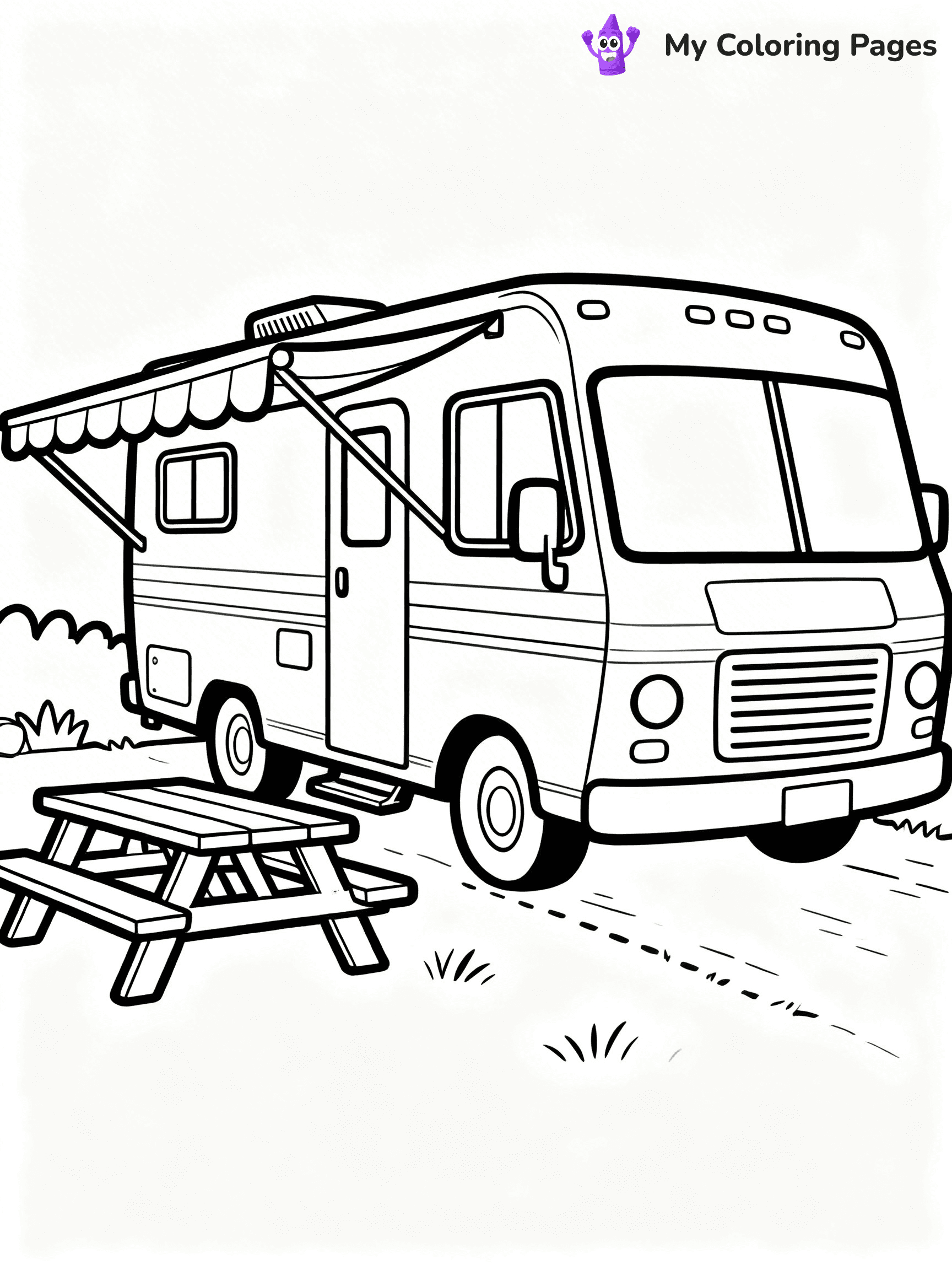 Truck and Trailer Coloring Pages - 22
