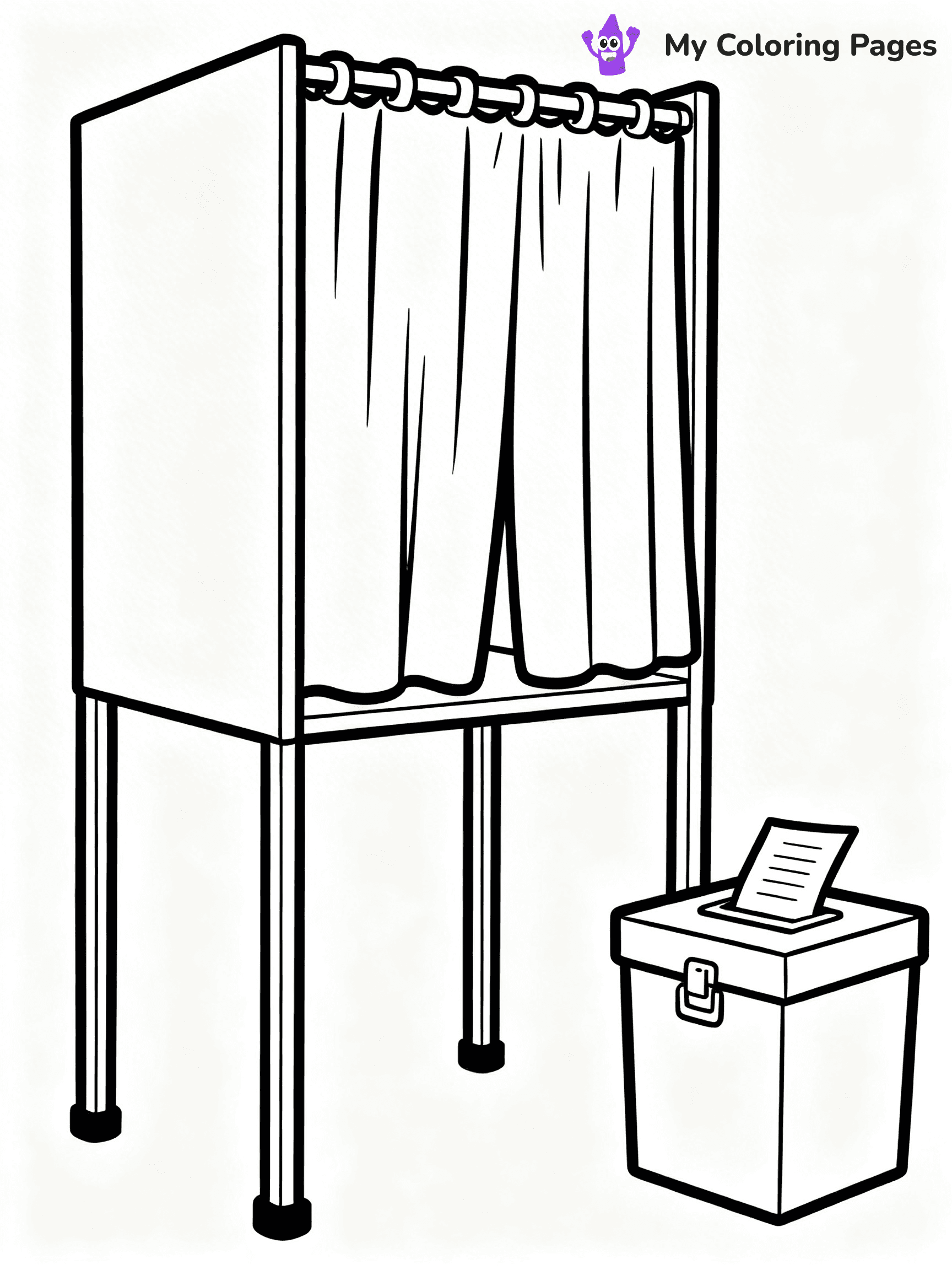 Voting Coloring Pages - 17