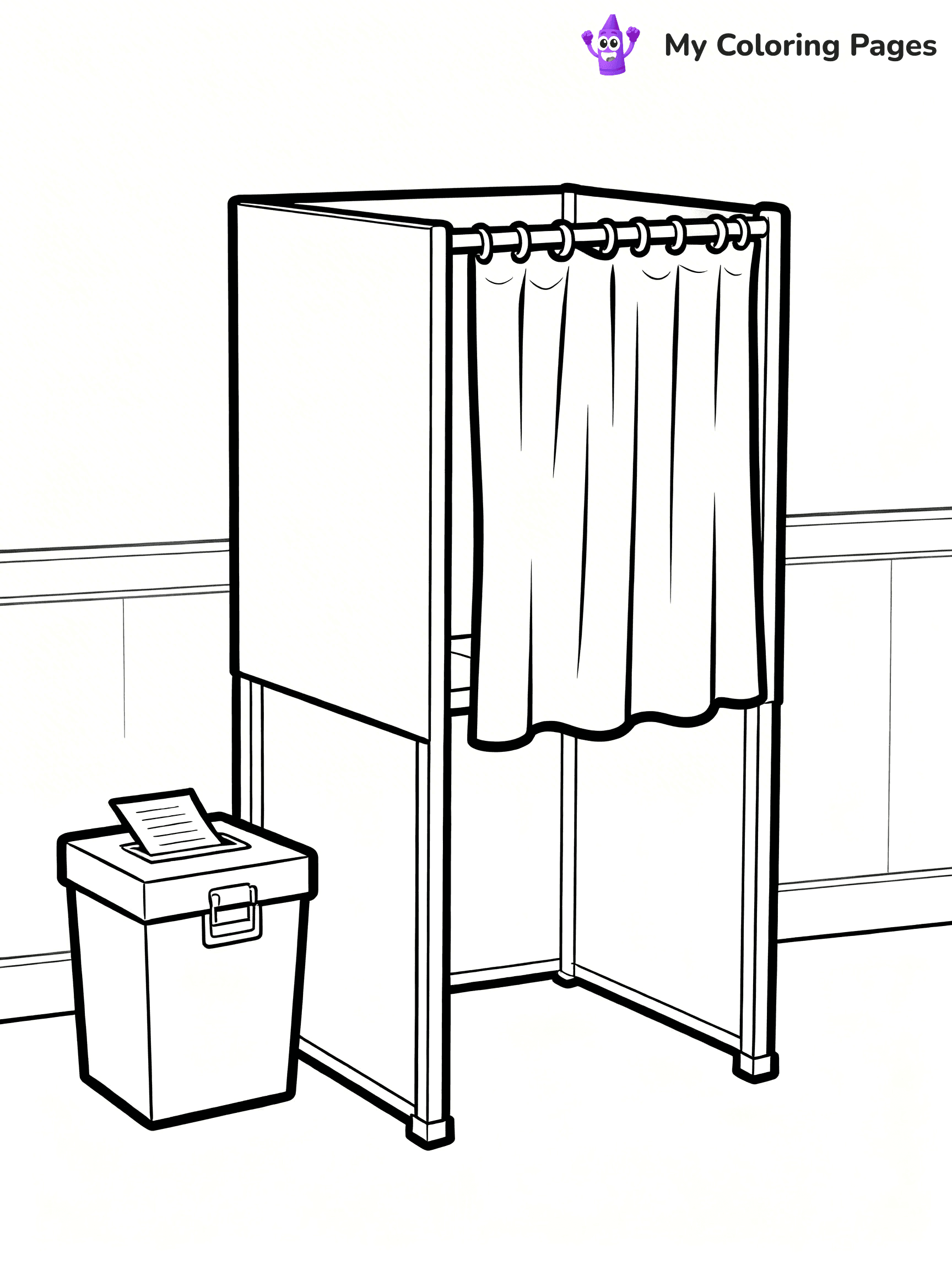 Voting Coloring Pages - 16