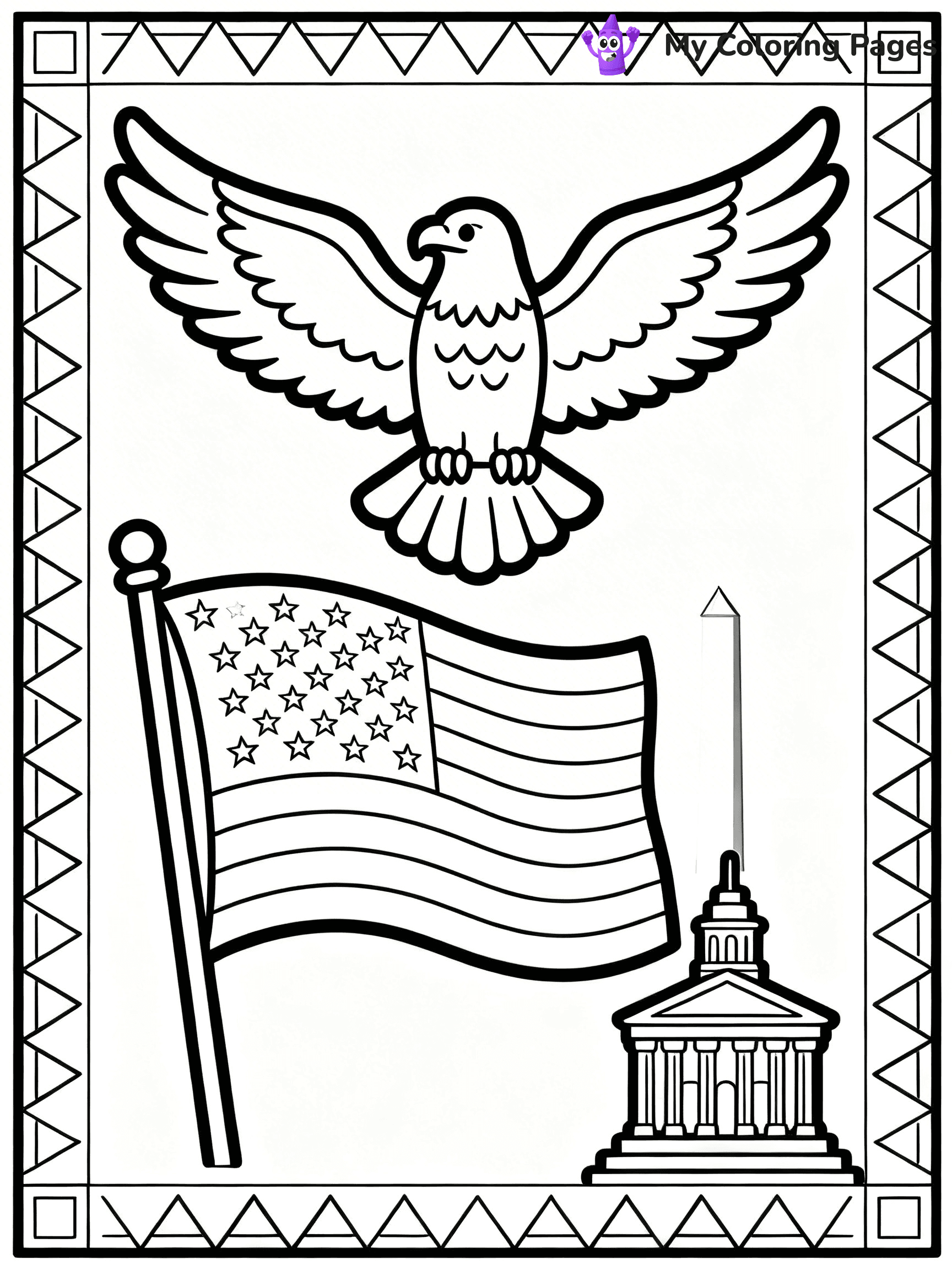 Voting Coloring Pages - 11