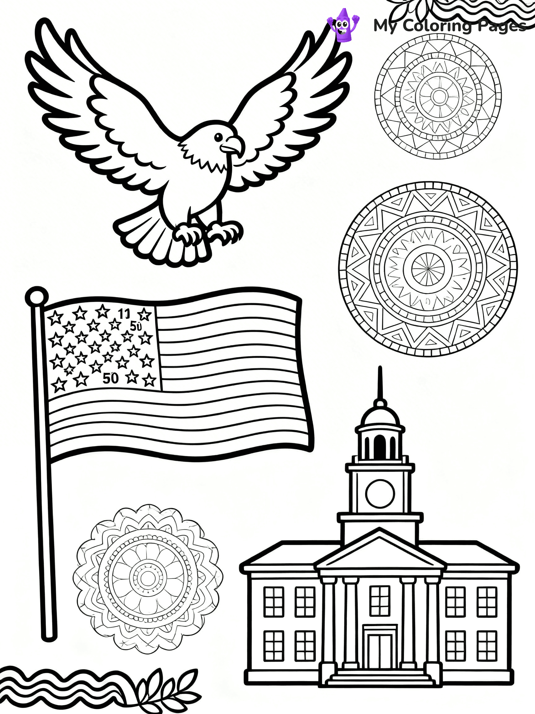 Voting Coloring Pages - 7