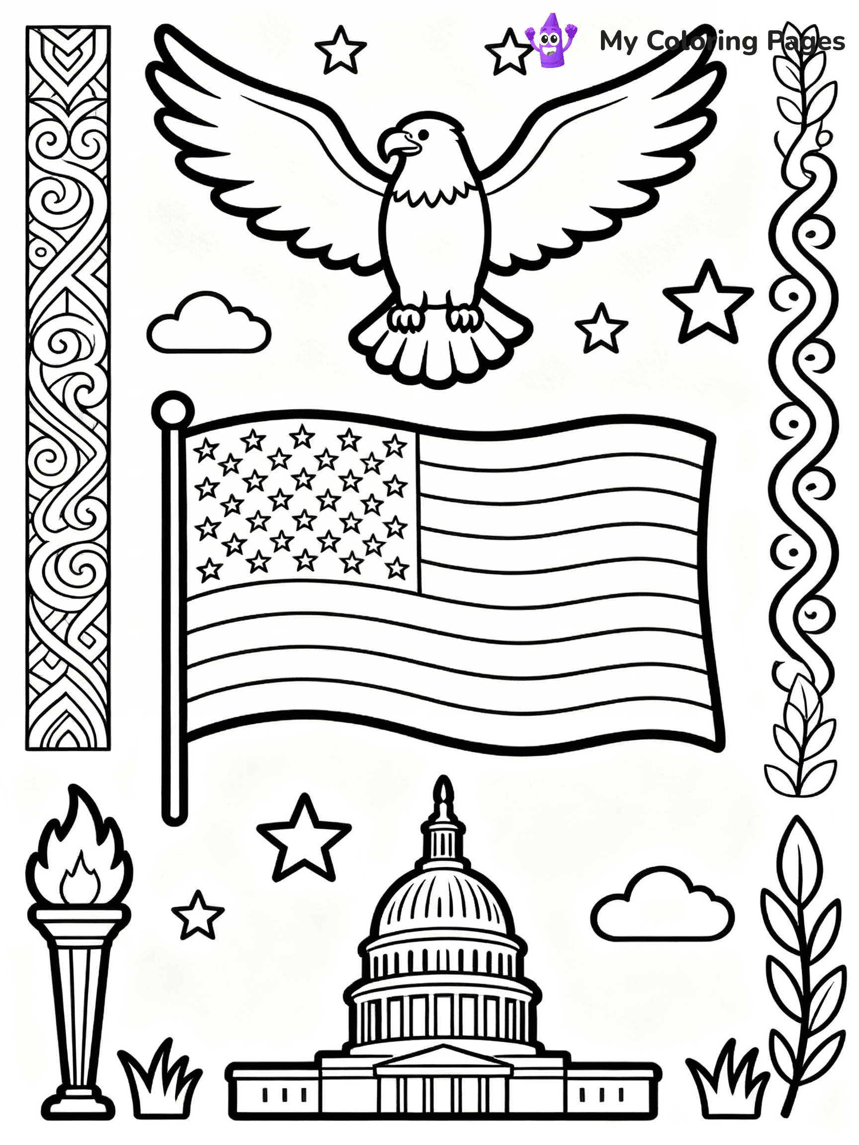 Voting Coloring Pages - 5