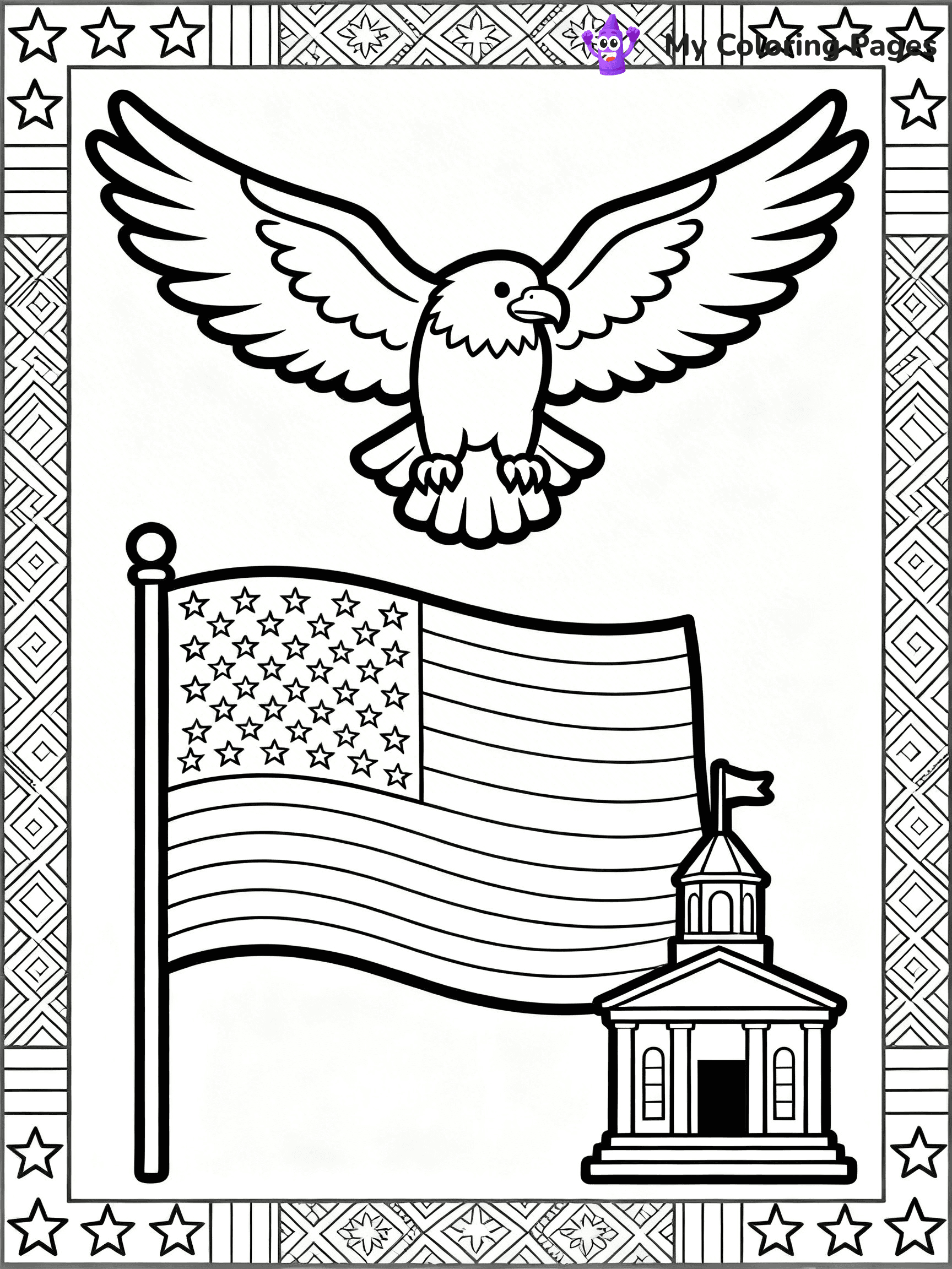 Voting Coloring Pages - 4