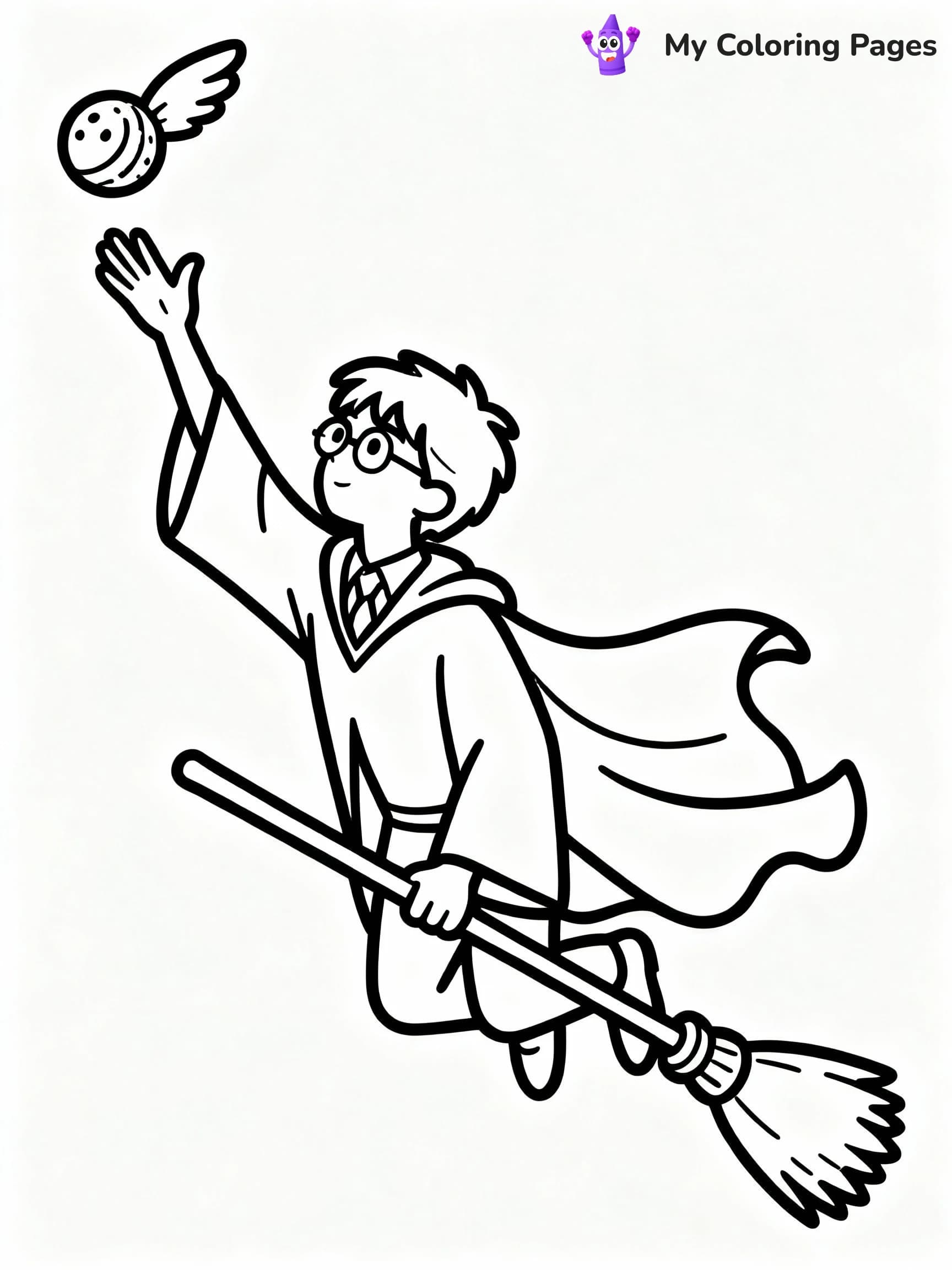 Harry Potter Coloring Pages - 1