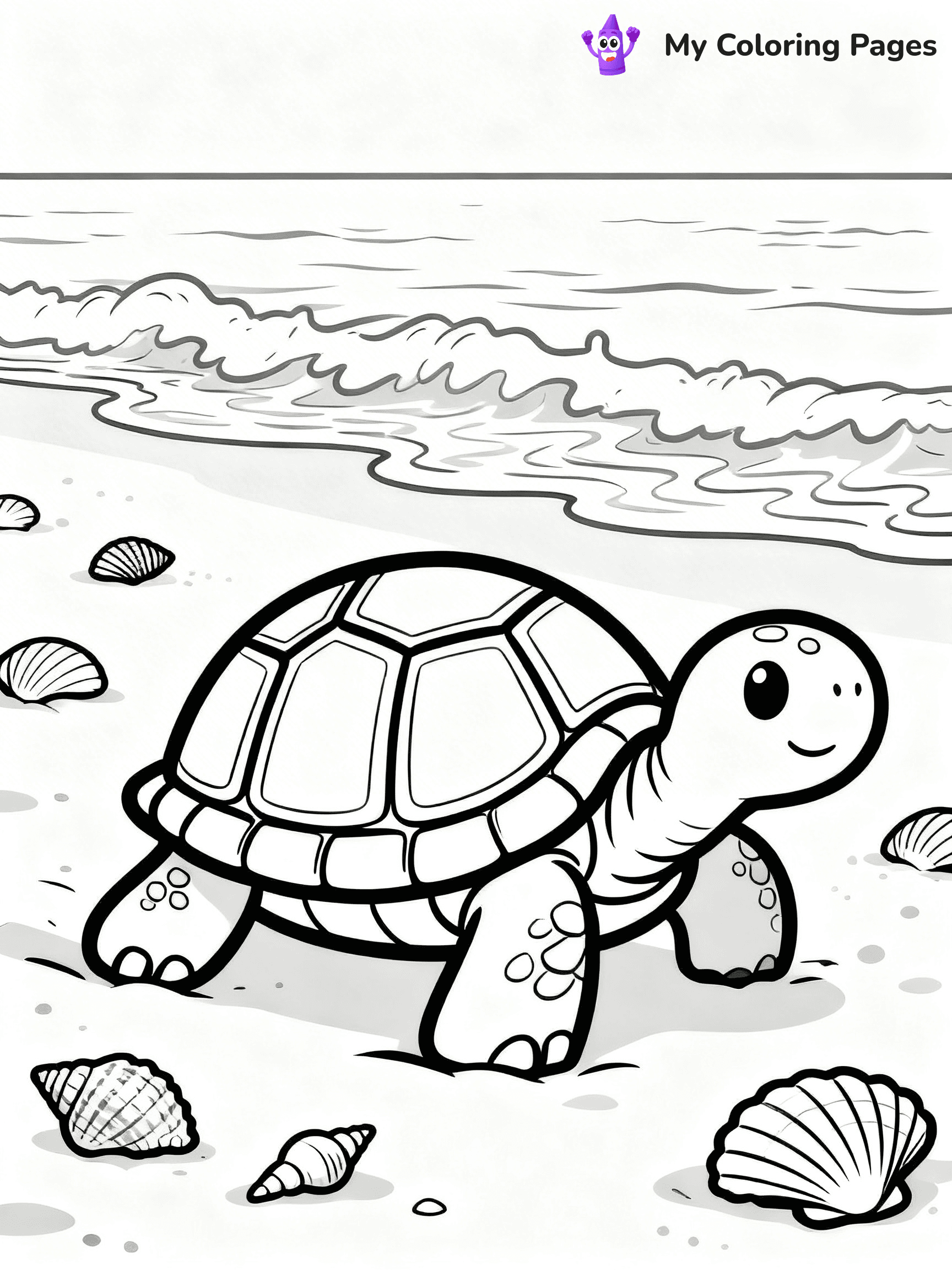 Tortoise Coloring Pages - 21